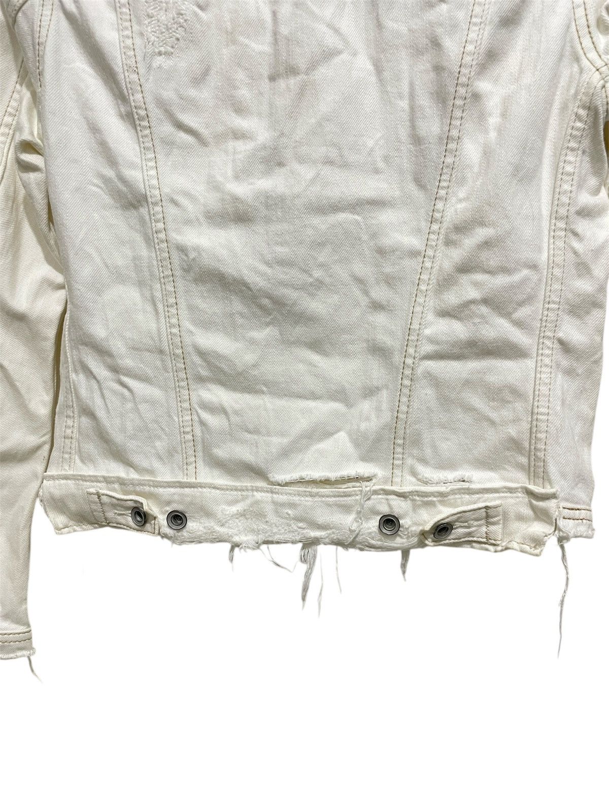 If Six Was Nine ⚡️NEEDGONE⚡️Vintage GOA Nimes Japan Distressed Denim Jacket Size US S / EU 44-46 / 1 - 7 Thumbnail