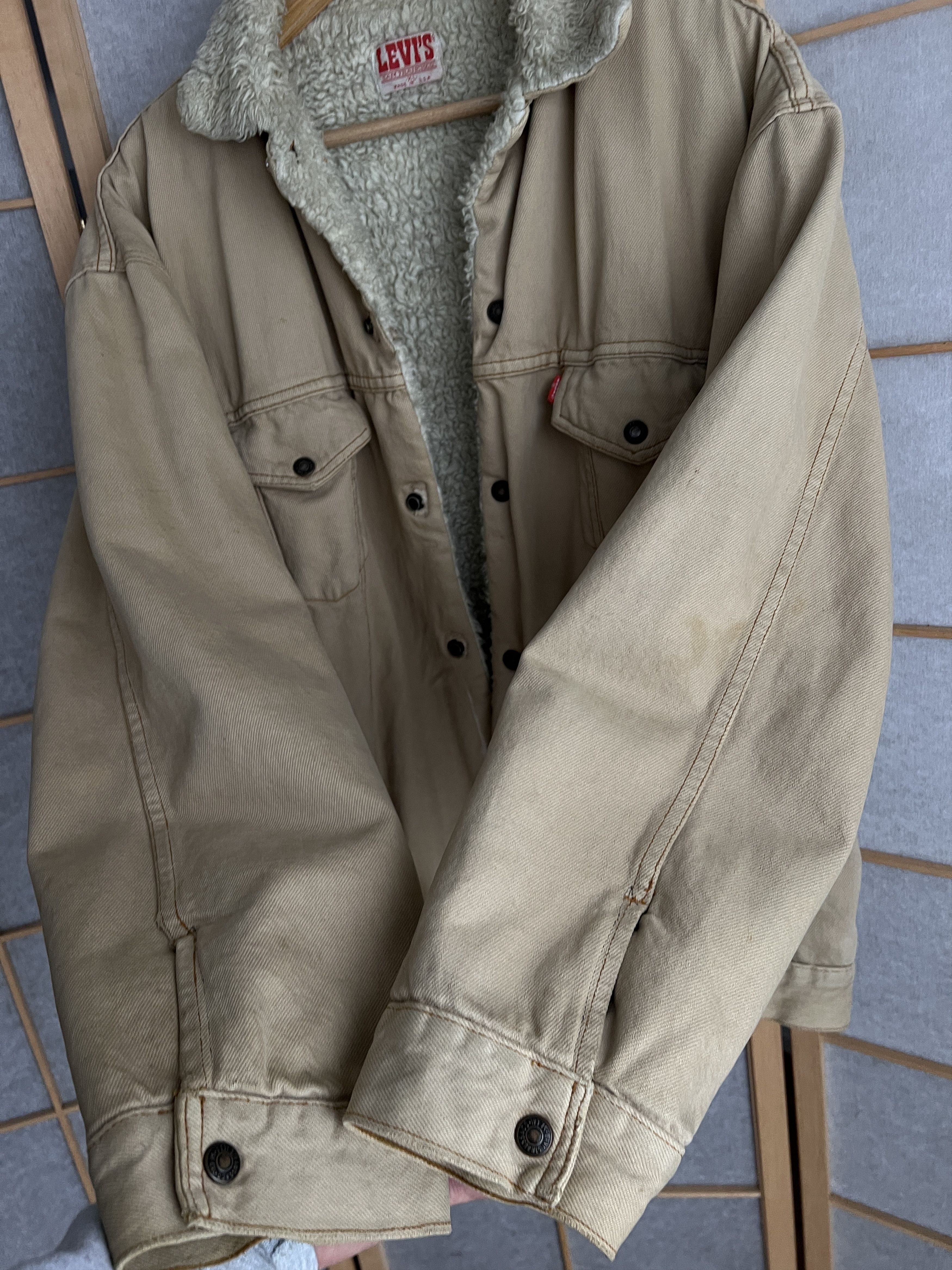 Faded VTG 80s Levis San Francisco USA denim jacket trucker