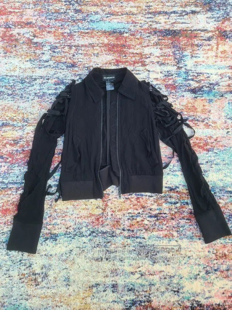 Ann Demeulemeester Ann Demeulemeester Silk Detachable Sleeve Jacket. Size US S / EU 44-46 / 1 - 3 Thumbnail