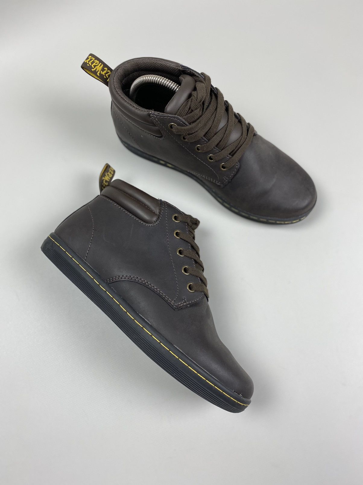 Dr. Martens × Vintage Dr. Martens Maleke ladies leather boots shoes Size US 8 / IT 38 - 6 Thumbnail