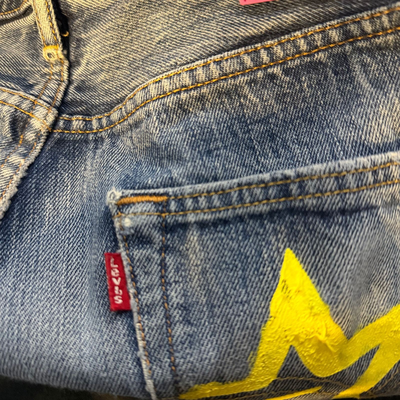 Sp5der Sp5der 5Star Vintage 501 Denim Jean Size US 32 / EU 48 - 4 Thumbnail