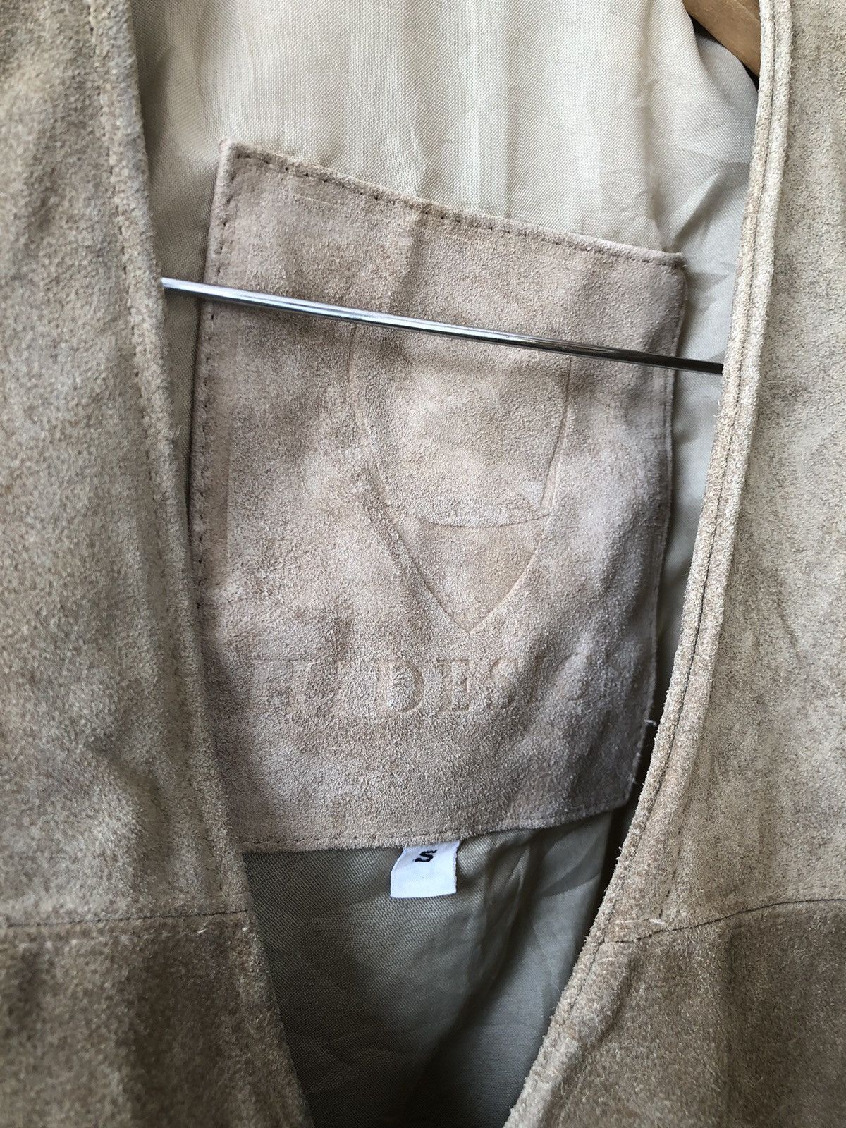 Vintage Vintage Hidesign Suede Leather Vest Jacket Size US S / EU 44-46 / 1 - 9 Thumbnail