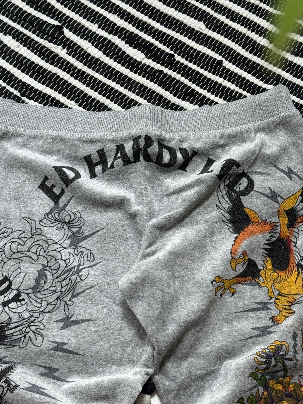 Ed Hardy VINTAGE ED HARDY VELOUR 2000s PRINTED TRACKSUIT / SET Size M / US 6-8 / IT 42-44 - 11 Thumbnail