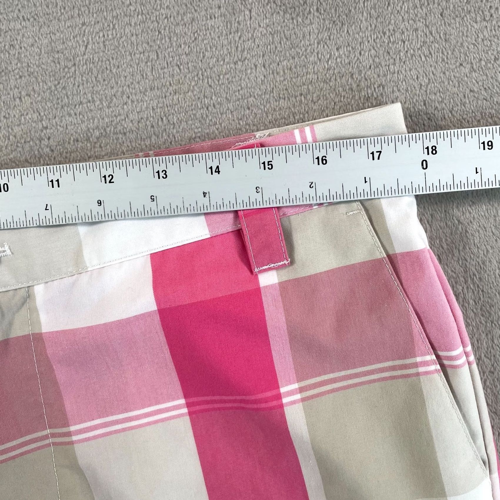 Adidas Adidas Golf Shorts Men 34 Pink Plaid Performance Flat Front NWOT Size US 34 / EU 50 - 4 Thumbnail