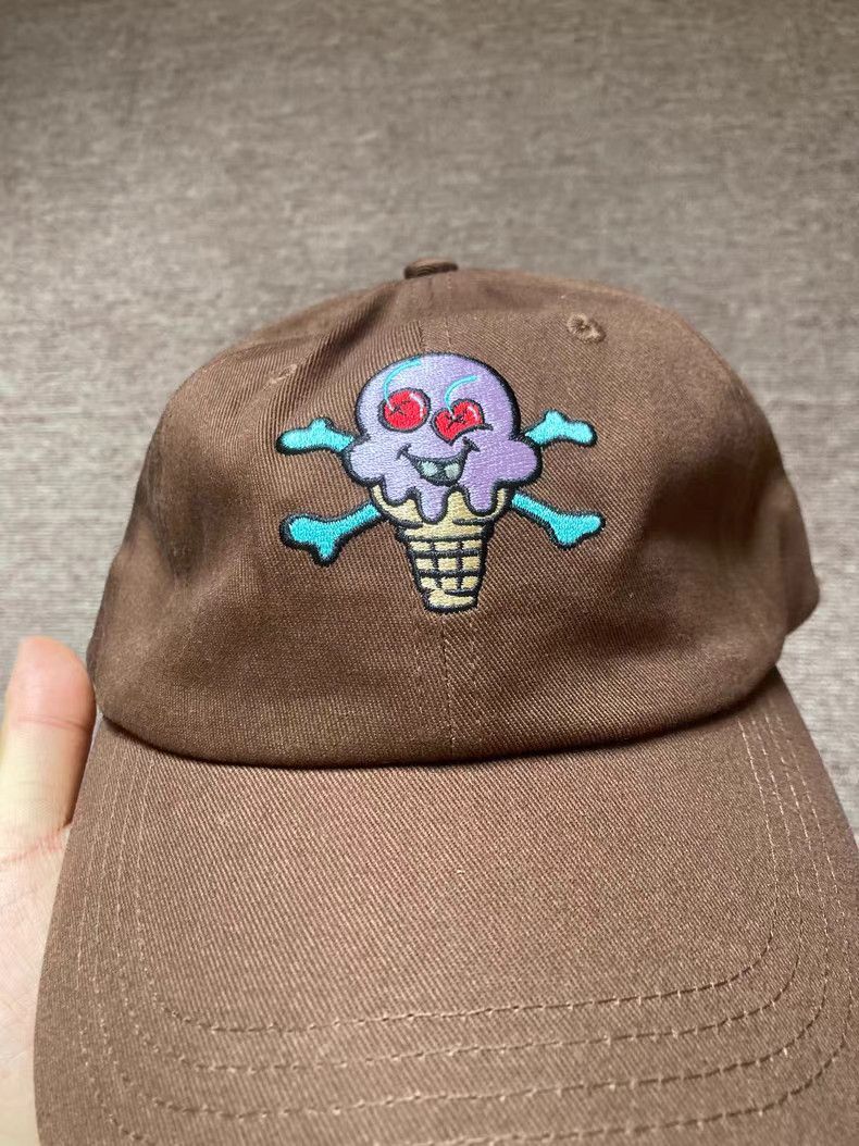 Billionaire Boys Club BBC ICE CREAM Ice Cream Embroidered Baseball Cap Size 32 - 1 Thumbnail
