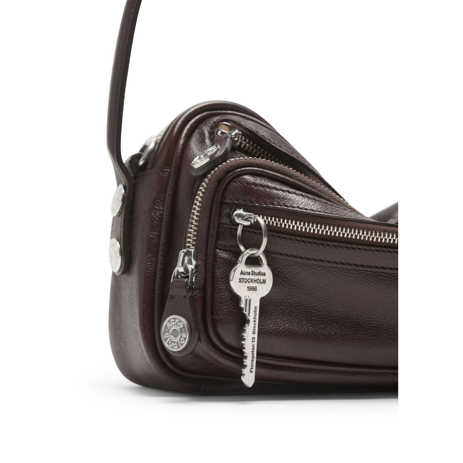 Acne Studios ACNE STUDIOS Camero Small CHOCOLATE BROWN Leather Shoulder B Size ONE SIZE - 4 Thumbnail