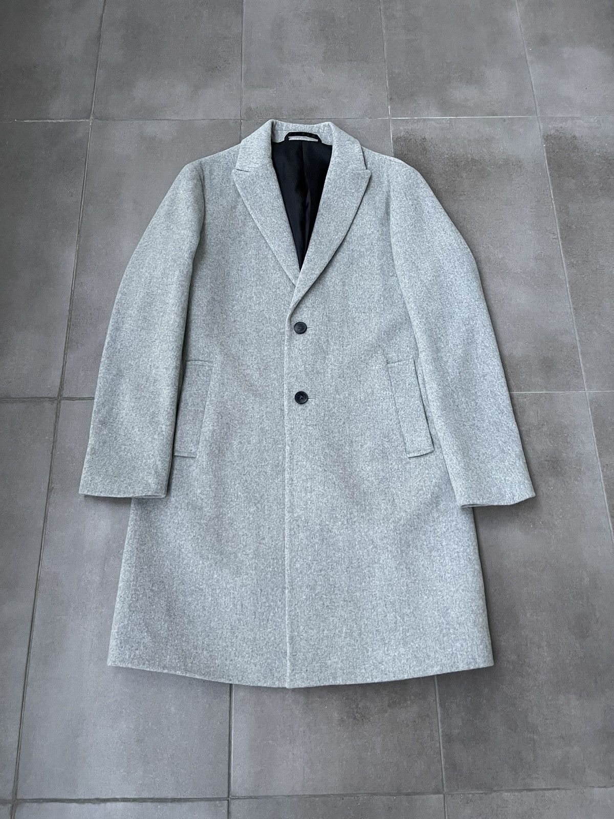 Other !DS! AW23 Isaac Dewhirst Gray Wool Coat Size US M / EU 48-50 / 2 - 9 Thumbnail
