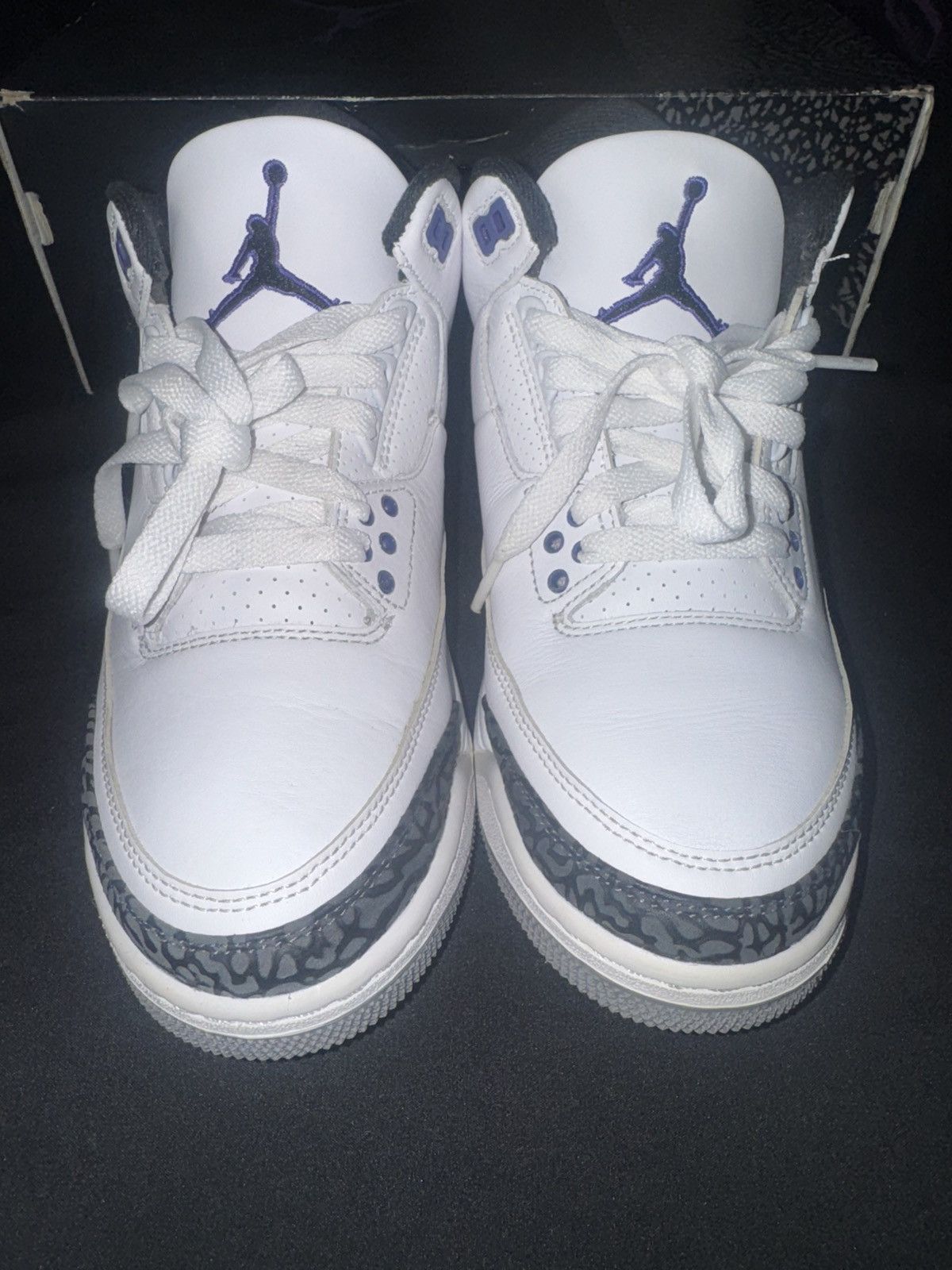 Jordan Brand Jordan 3 Retro ‘Dark Iris’ Size 8M Size US 8 / EU 41 - 3 Thumbnail