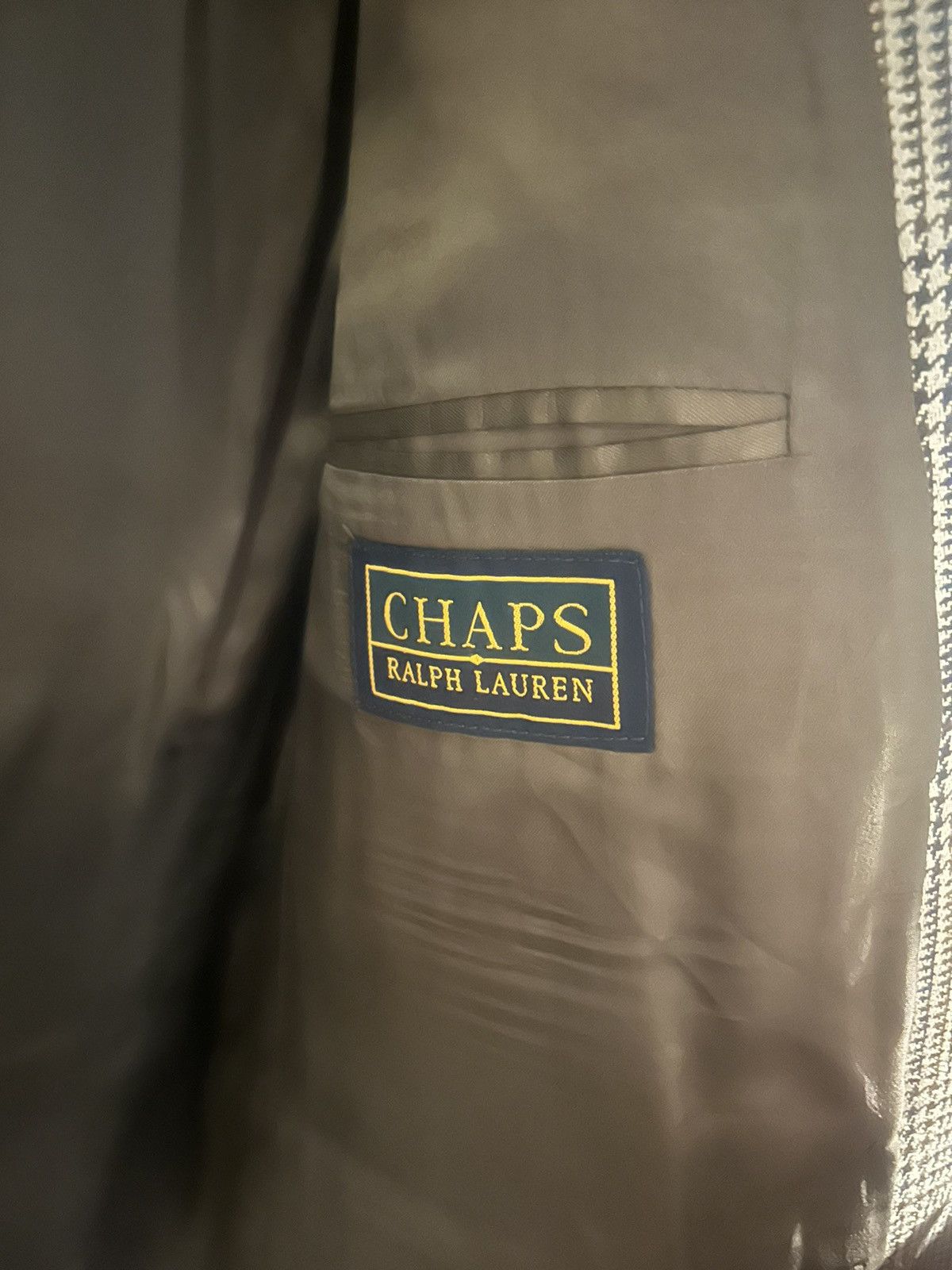 Chaps × Chaps Ralph Lauren × Ralph Lauren Silk x Wool Prince of Whales Sport Coat Size 44R - 4 Thumbnail