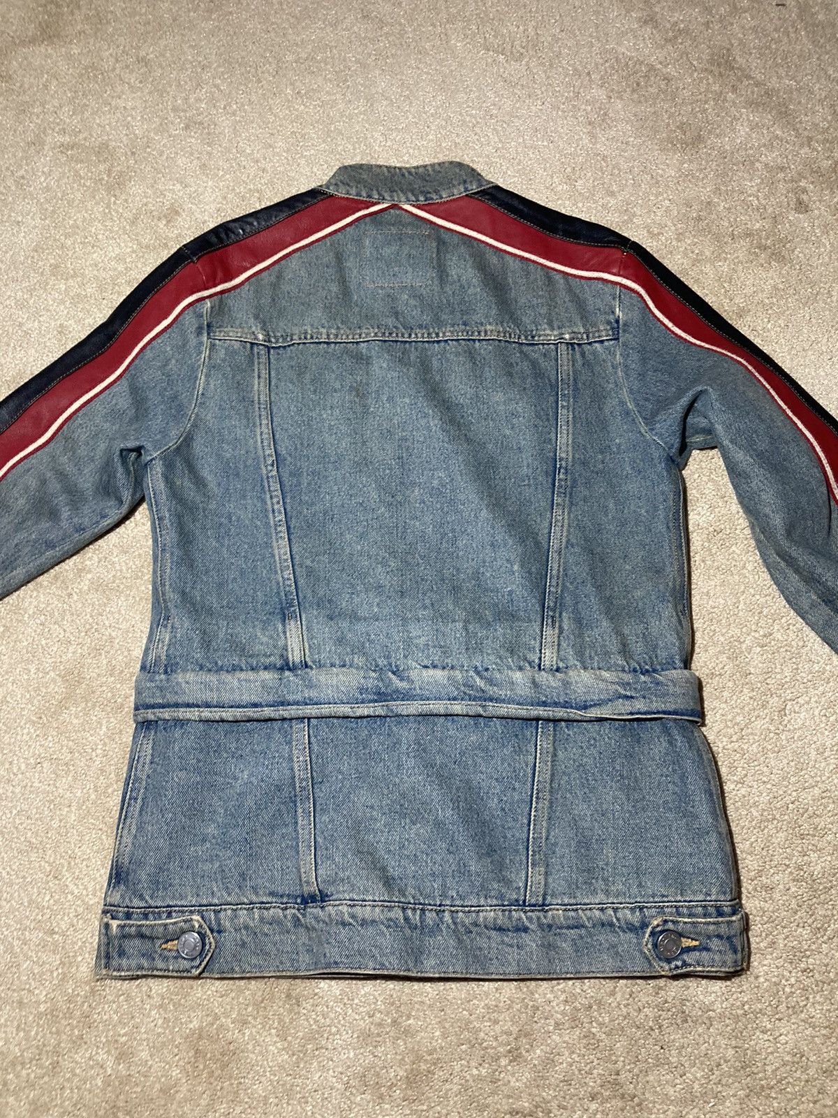 Martine Rose SS20 Martine Rose Leather Stripe Denim Reconstructed 2020 MR Size US S / EU 44-46 / 1 - 12 Thumbnail