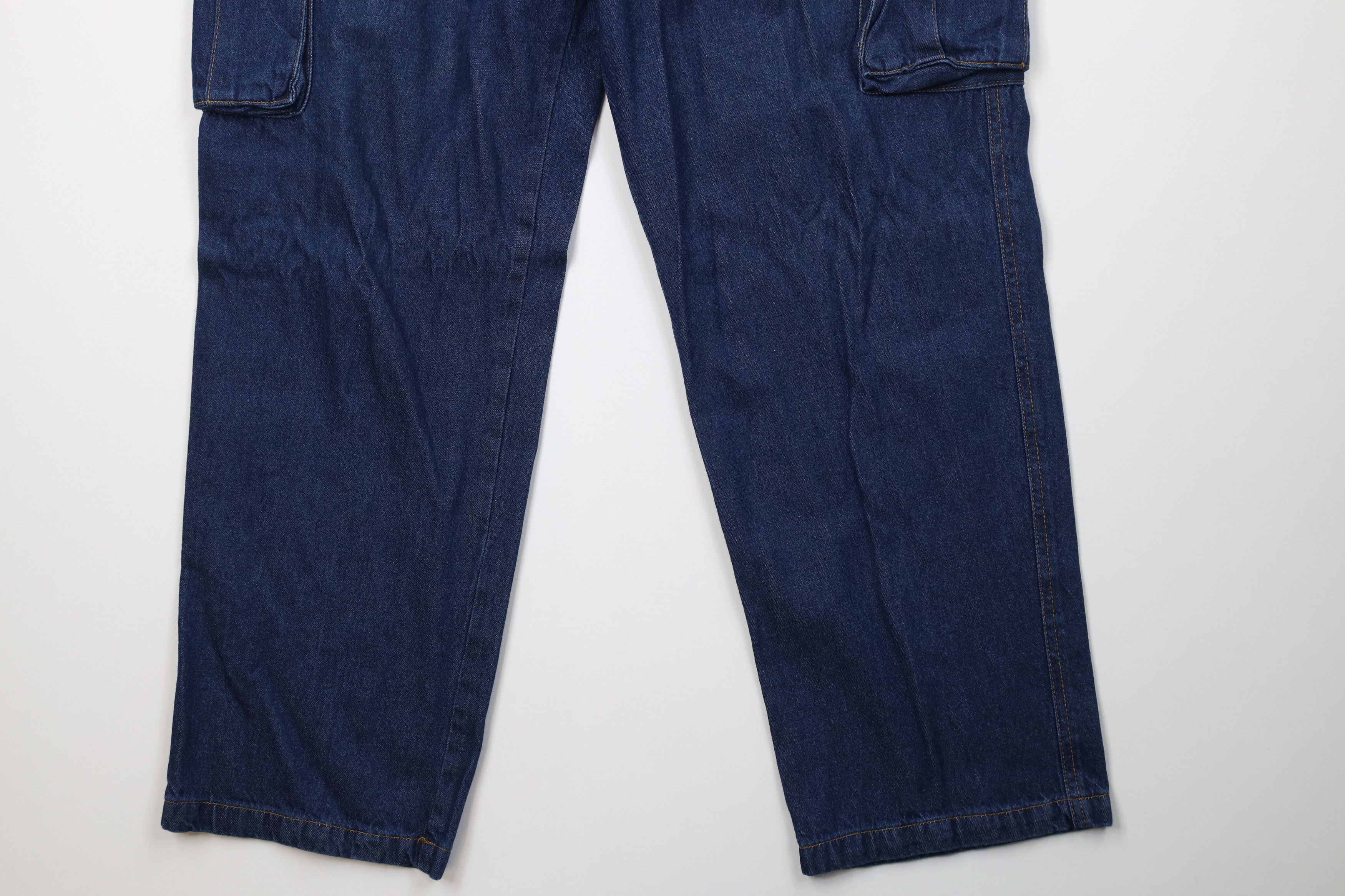 Vintage Vintage 90s Y2K Streetwear Baggy Wide Leg Cargo Denim Jeans Size US 38 / EU 54 - 4 Thumbnail