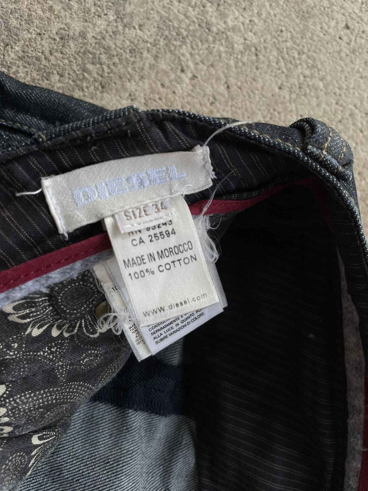 Diesel Diesel jeans rare design Size US 34 / EU 50 - 8 Thumbnail