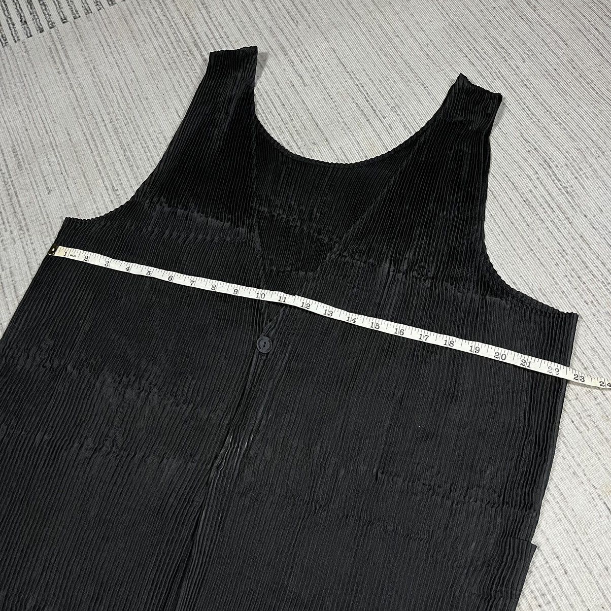 Issey Miyake a70 ISSEY MIYAKE Design Pleated Pleats Apron Style Dress Size M / US 6-8 / IT 42-44 - 14 Thumbnail