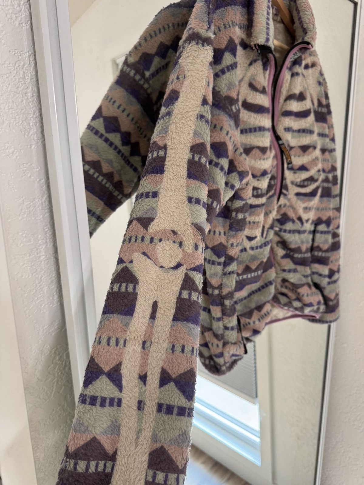 Kapital Ashland Printed Fleece Zip-Up Sweatshirt Size US M / EU 48-50 / 2 - 7 Thumbnail