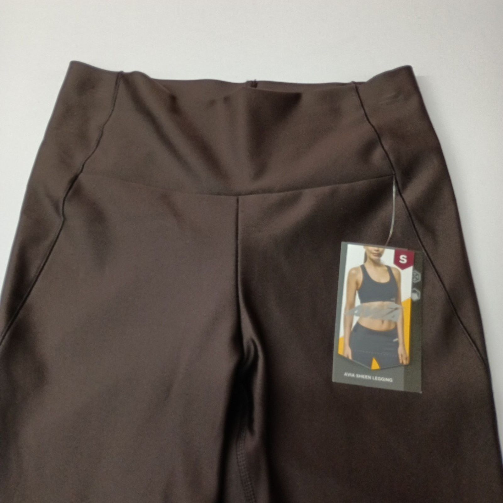 Avia Avia Sheen Leggings Women's Small S 4-6 Breen Activewear Size 25" / US 0 / IT 36 - 4 Thumbnail