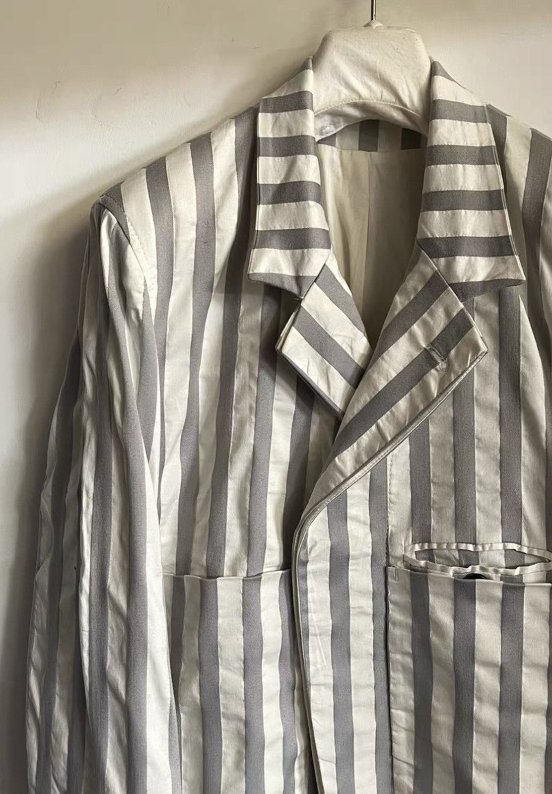 Ann Demeulemeester Ann Demeulemeester｜Striped suit jacket Size 38S - 3 Thumbnail