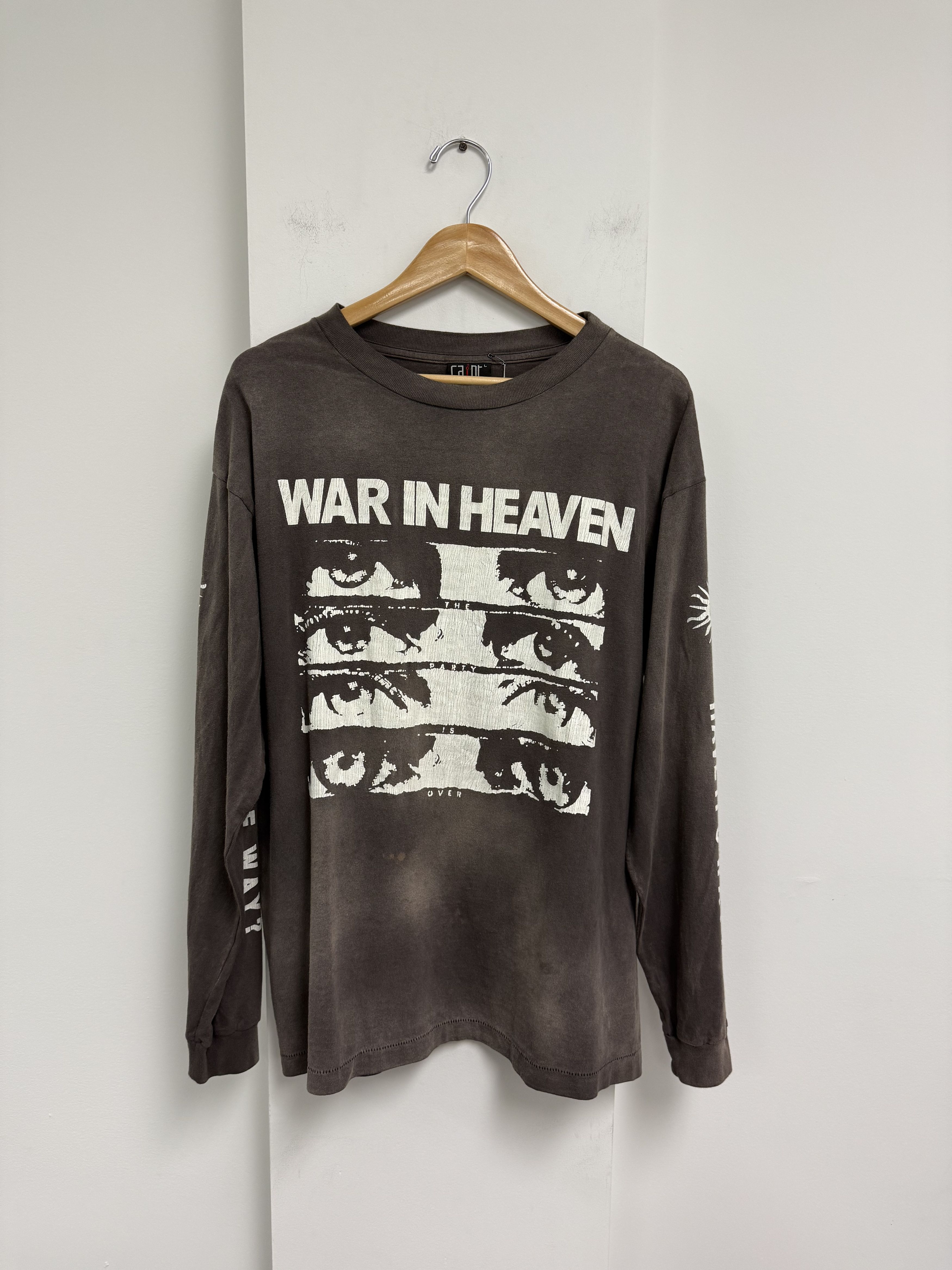 Saint Michael Saint Michael Foot Print LS Tee | Grailed