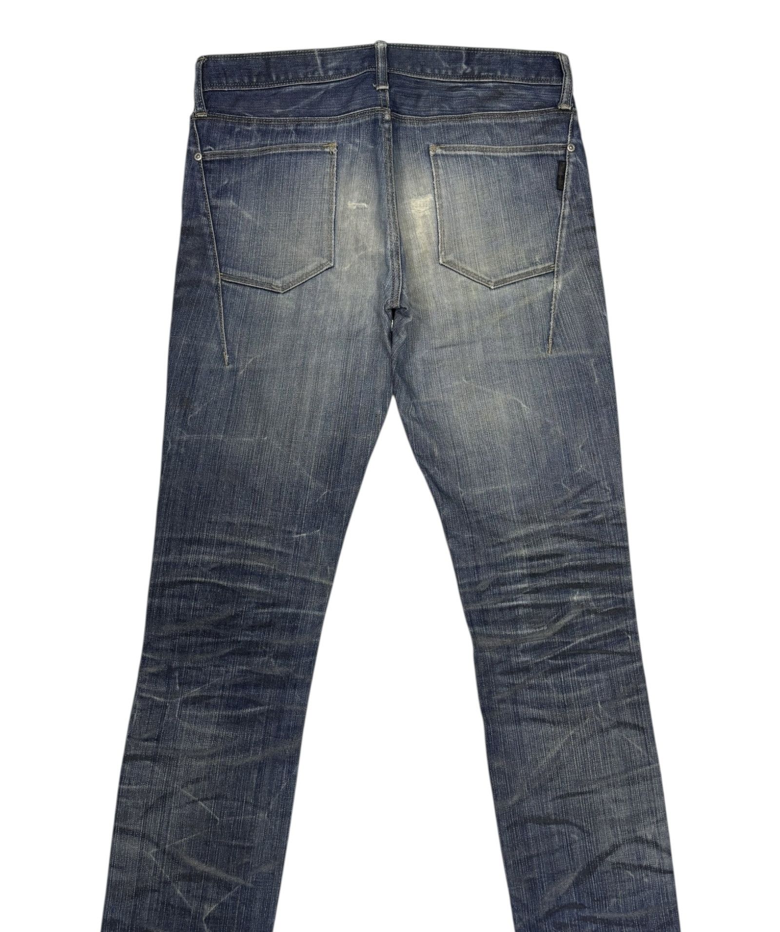 Black Barrett Black Barrett by Neil Barrett Whisker Denim Jeans Size US 32 / EU 48 - 6 Thumbnail
