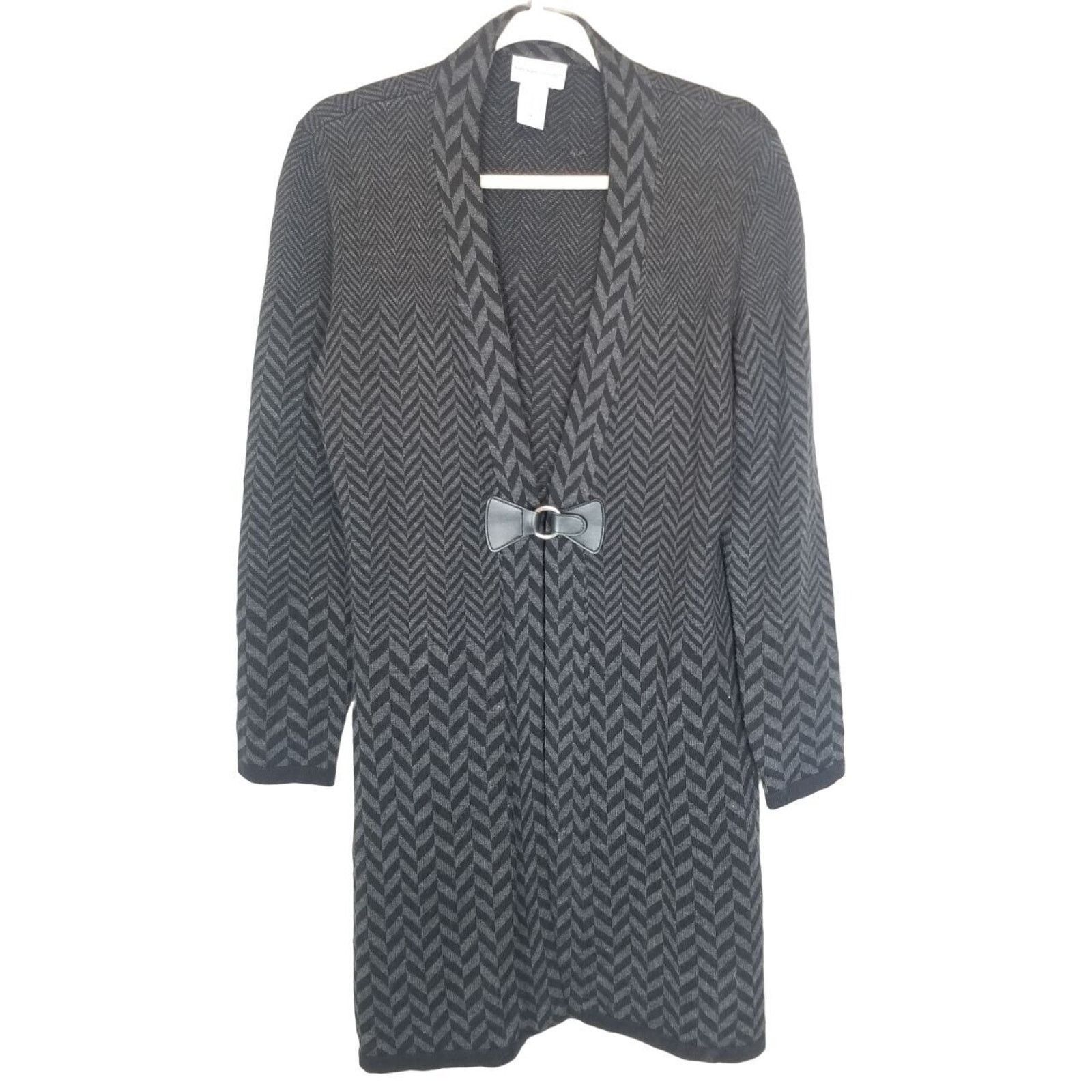 Soft Surroundings Soft Surroundings Womens Wool Bow West Saxton Cardigan M Size M / US 6-8 / IT 42-44 - 2 Thumbnail