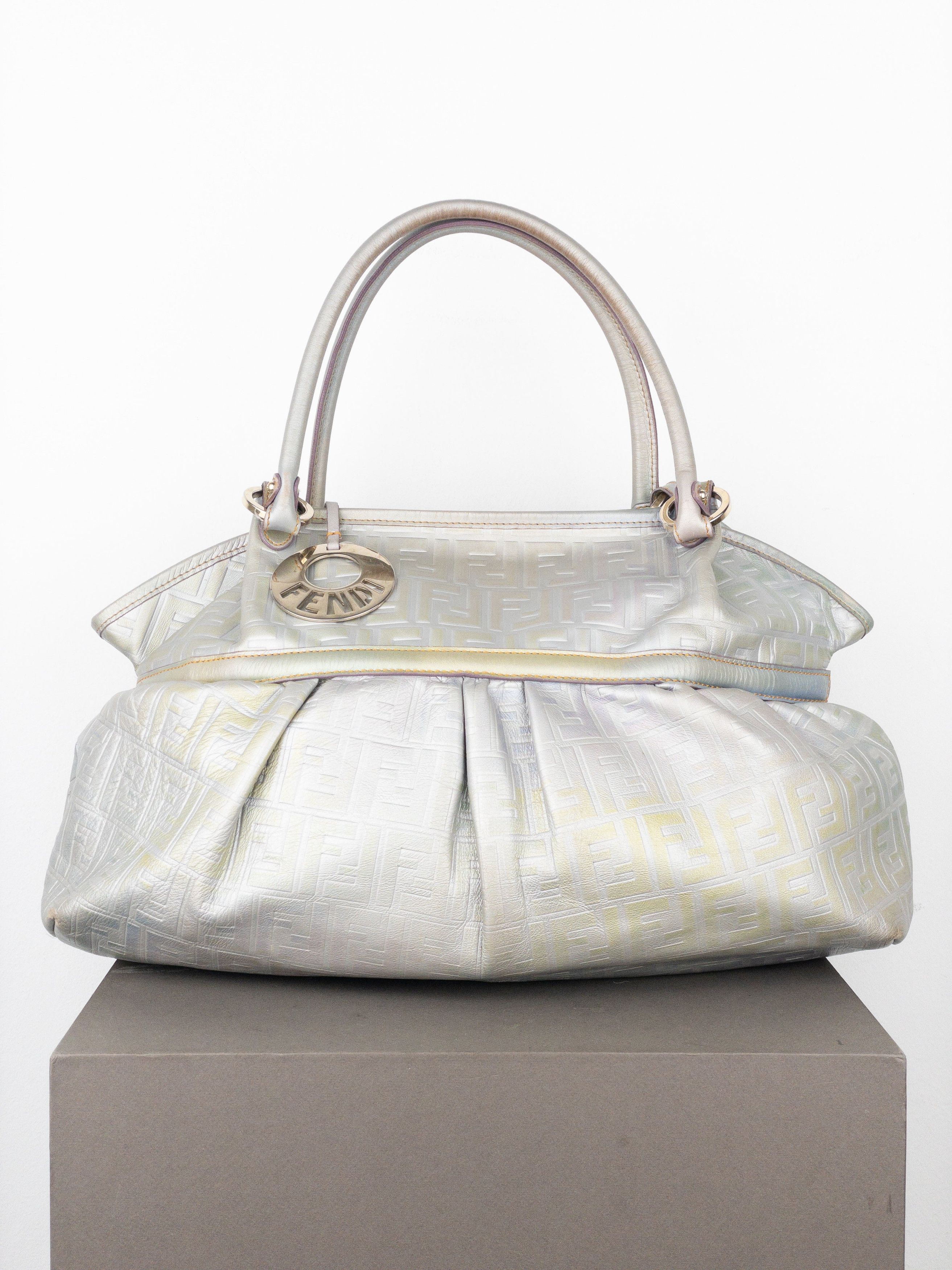 Fendi 2000s Iridescent Ombre Zucca Monogram‚Chef‘ Handbag Size ONE SIZE - 1 Thumbnail
