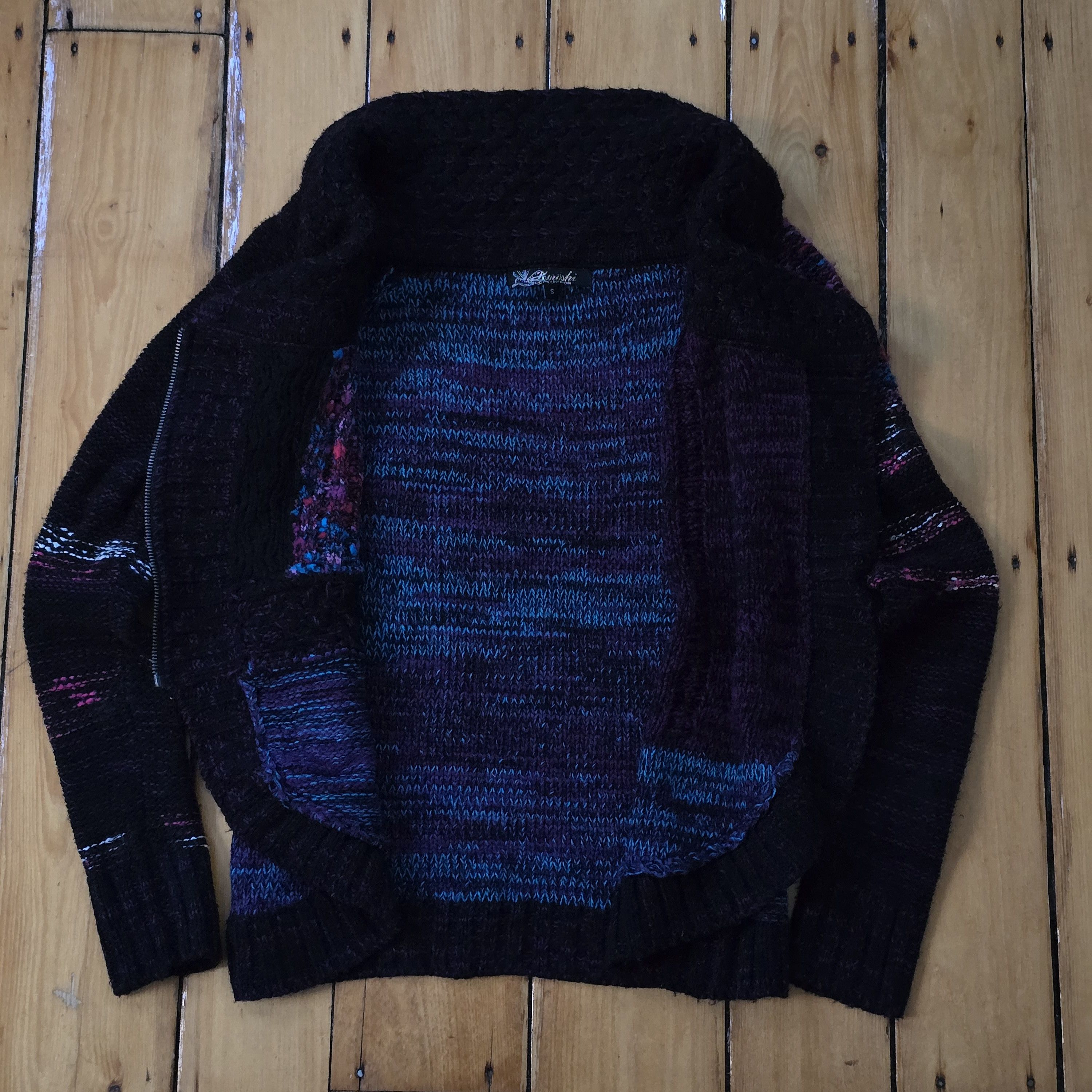 Hysteric Glamour Kowshi Knit High Collar Zip Caridgan Size US S / EU 44-46 / 1 - 2 Thumbnail