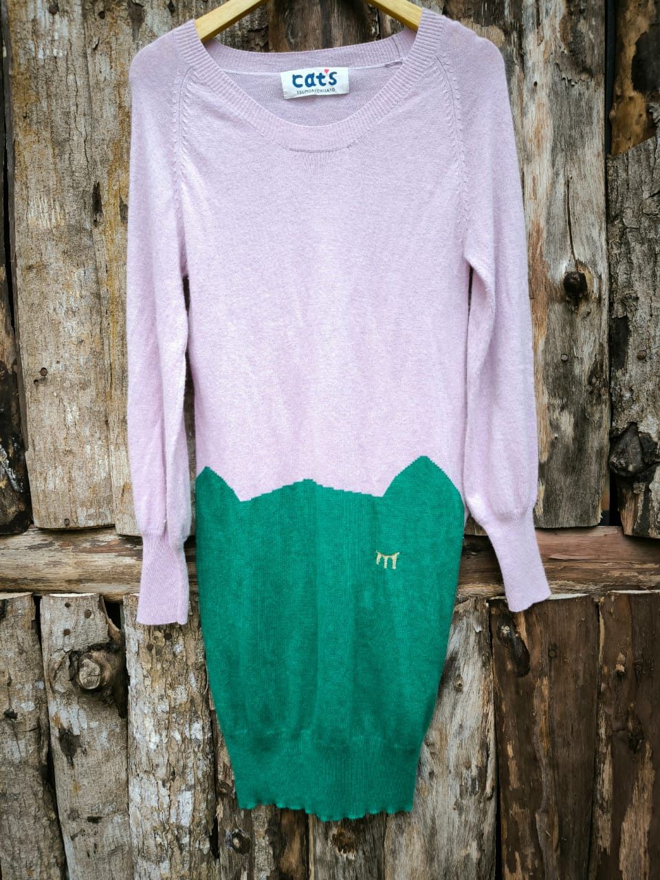 Issey Miyake × Japanese Brand × Tsumori Chisato Mini Dresses Knitted Cats Tsumori Chisato Size XS / US 0-2 / IT 36-38 - 1 Thumbnail