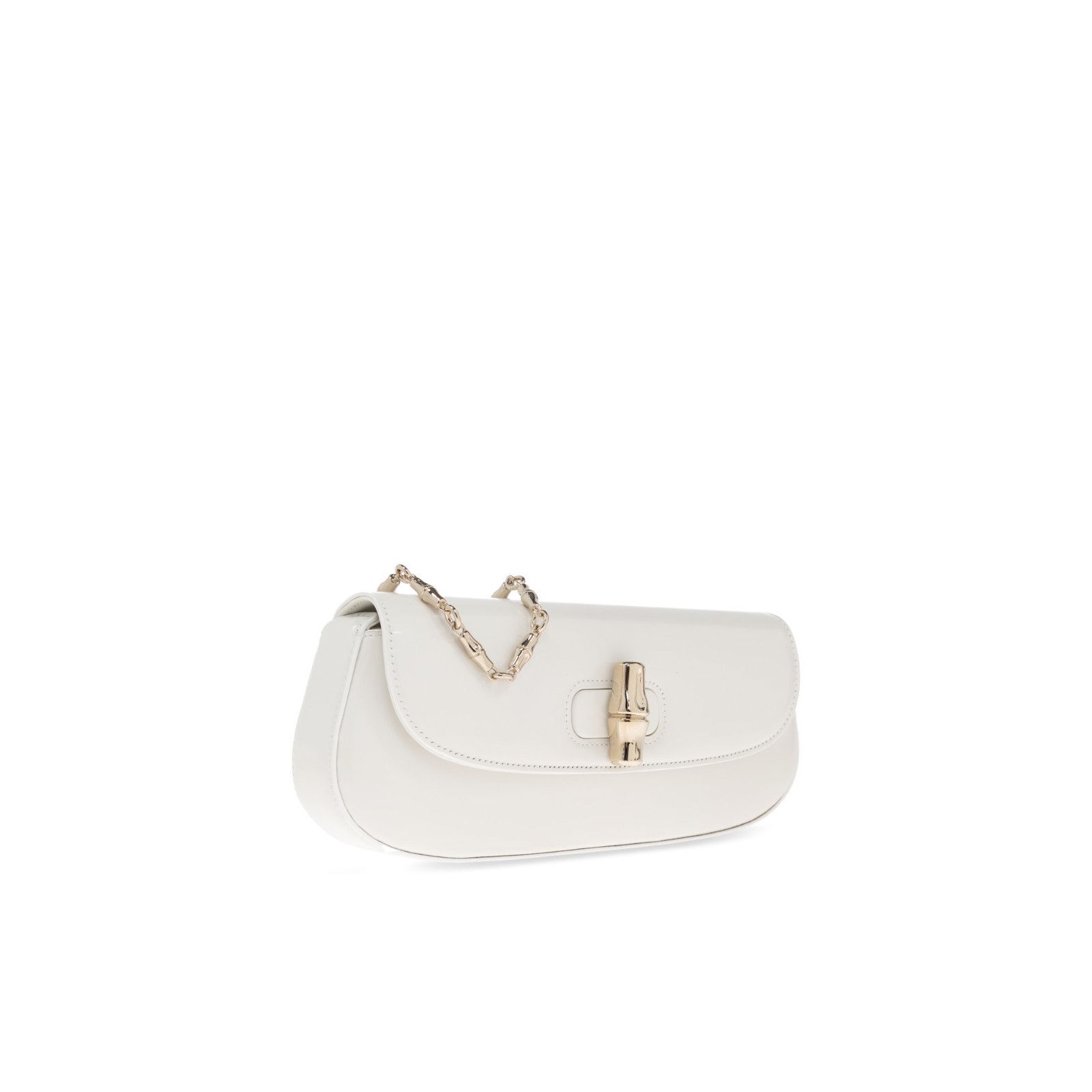 Gucci GUCCI Bamboo Small White Shoulder Bag New & Authentic Size ONE SIZE - 3 Thumbnail