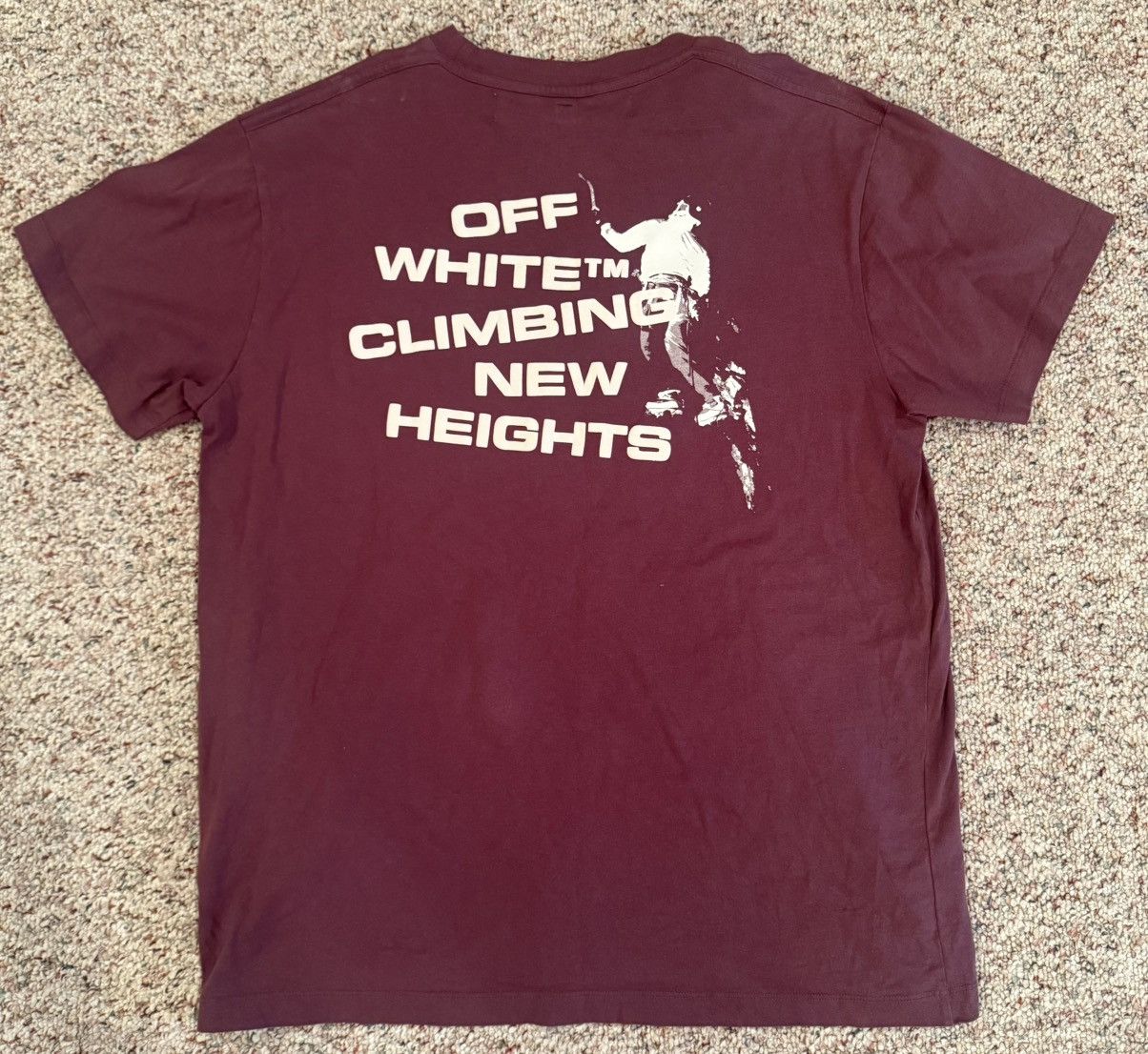 Off-White Off-White Climbing New Heights T-Shirt Size US L / EU 52-54 / 3 - 4 Thumbnail