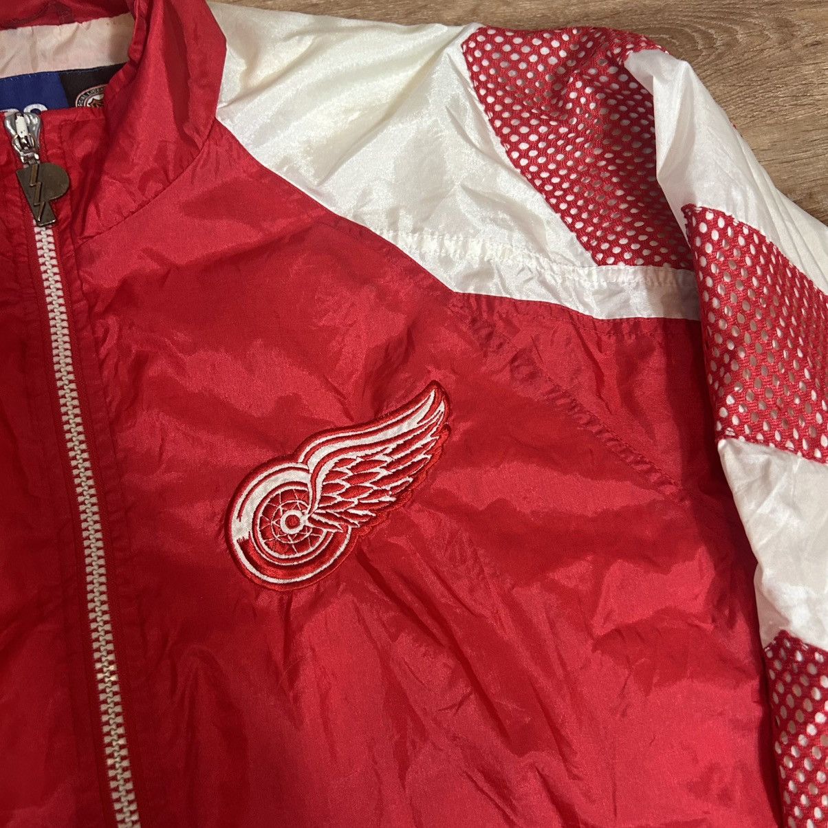 Pro Player 1990s Vintage Detroit Red Wings Embroidered Windbreaker M Size US M / EU 48-50 / 2 - 3 Thumbnail