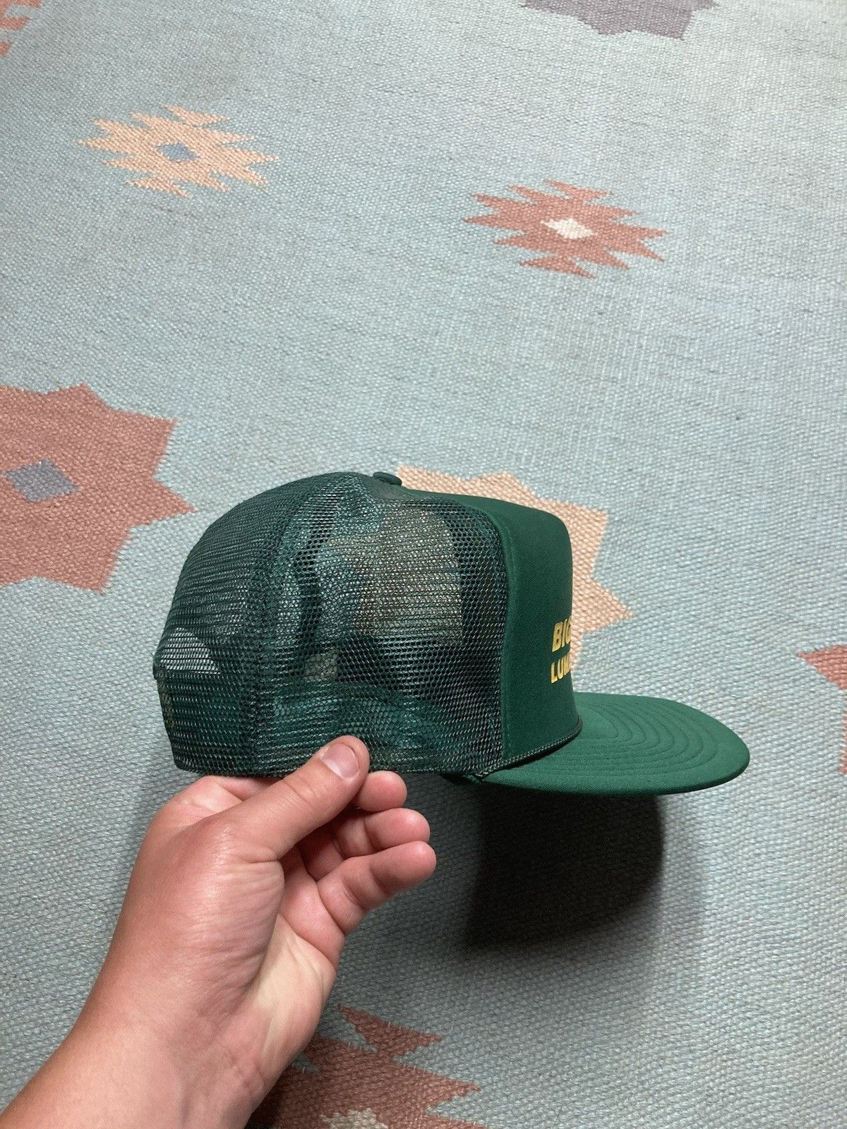 Vintage Vtg trucker hat Big L lumberland Michigan lumber SnapBack Size ONE SIZE - 8 Thumbnail