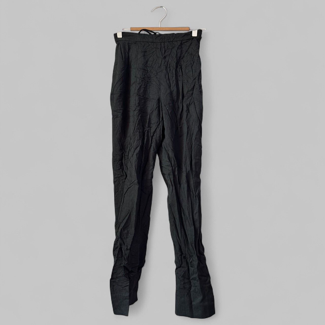 Jil Sander Raf Simons High Waisted Wool Blend Trousers Size 25" / US 0 / IT 36 - 2 Thumbnail