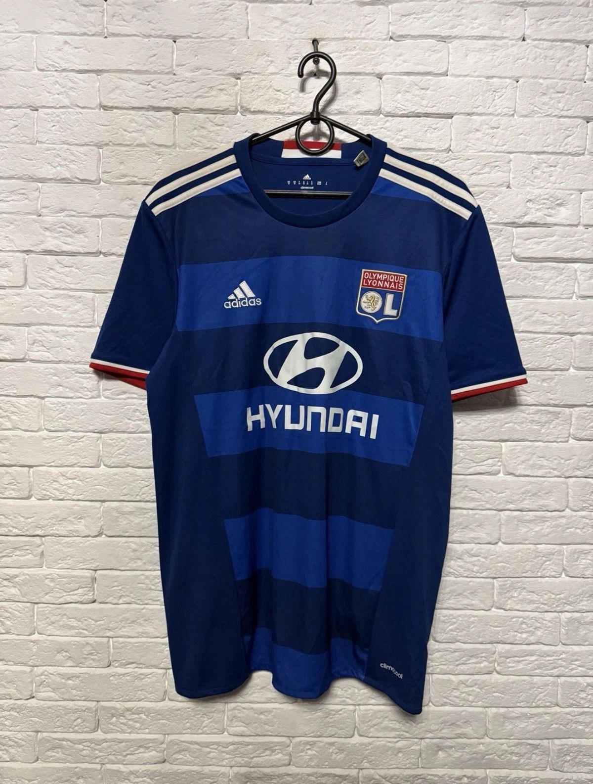 Adidas Adidas Olympique Lyonnais Lyon Jersey 17/18 Away Football Size US M / EU 48-50 / 2 - 1 Thumbnail