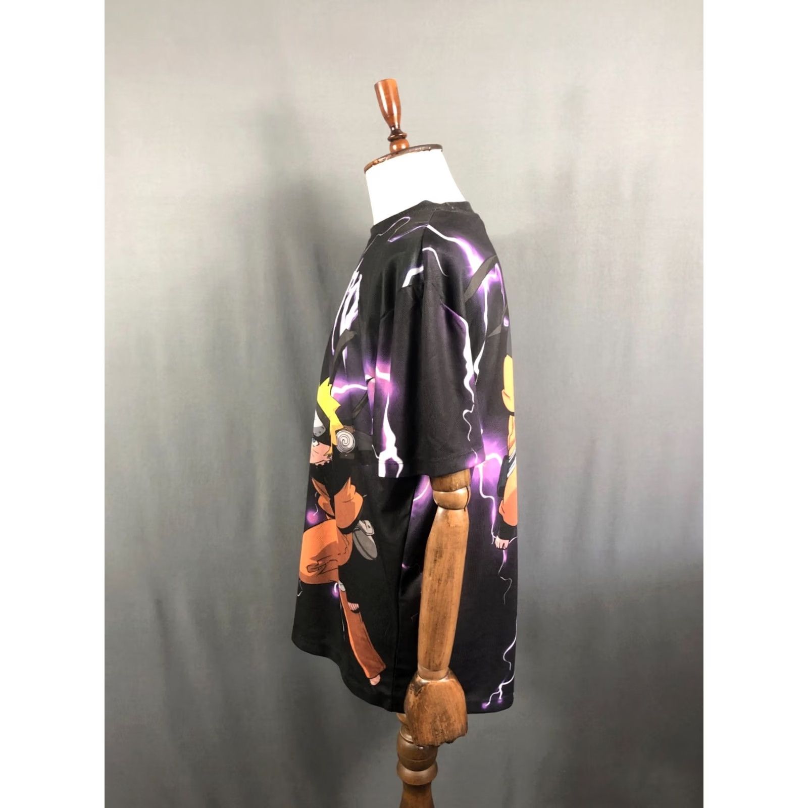 Vintage Naruto Shirt Men XL Black Printed Polyester Shippuden Vintage 2007 T-Shirt It’s Printed Size US XL / EU 56 / 4 - 2 Thumbnail