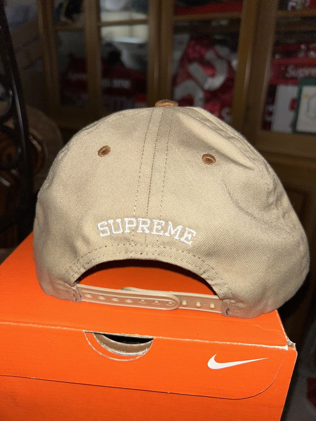 Supreme Supreme Classic Logo Suede Visor 5-Panel Cap FW15 NEW Size ONE SIZE - 4 Thumbnail