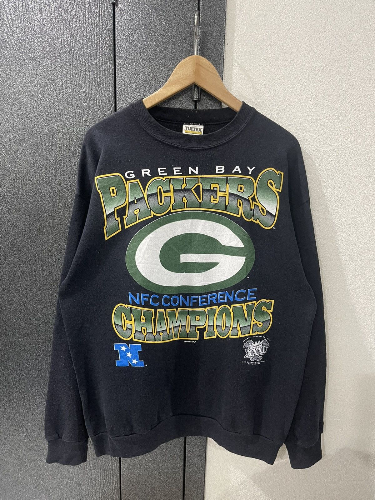 NFL Vintage Green Bay Packers NFL Super Bowl Sweatshirt Size US L / EU 52-54 / 3 - 1 Thumbnail
