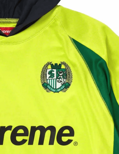 Supreme Supreme Hooded Soccer Jersey Bright Green XL FW23 Size US XL / EU 56 / 4 - 3 Thumbnail
