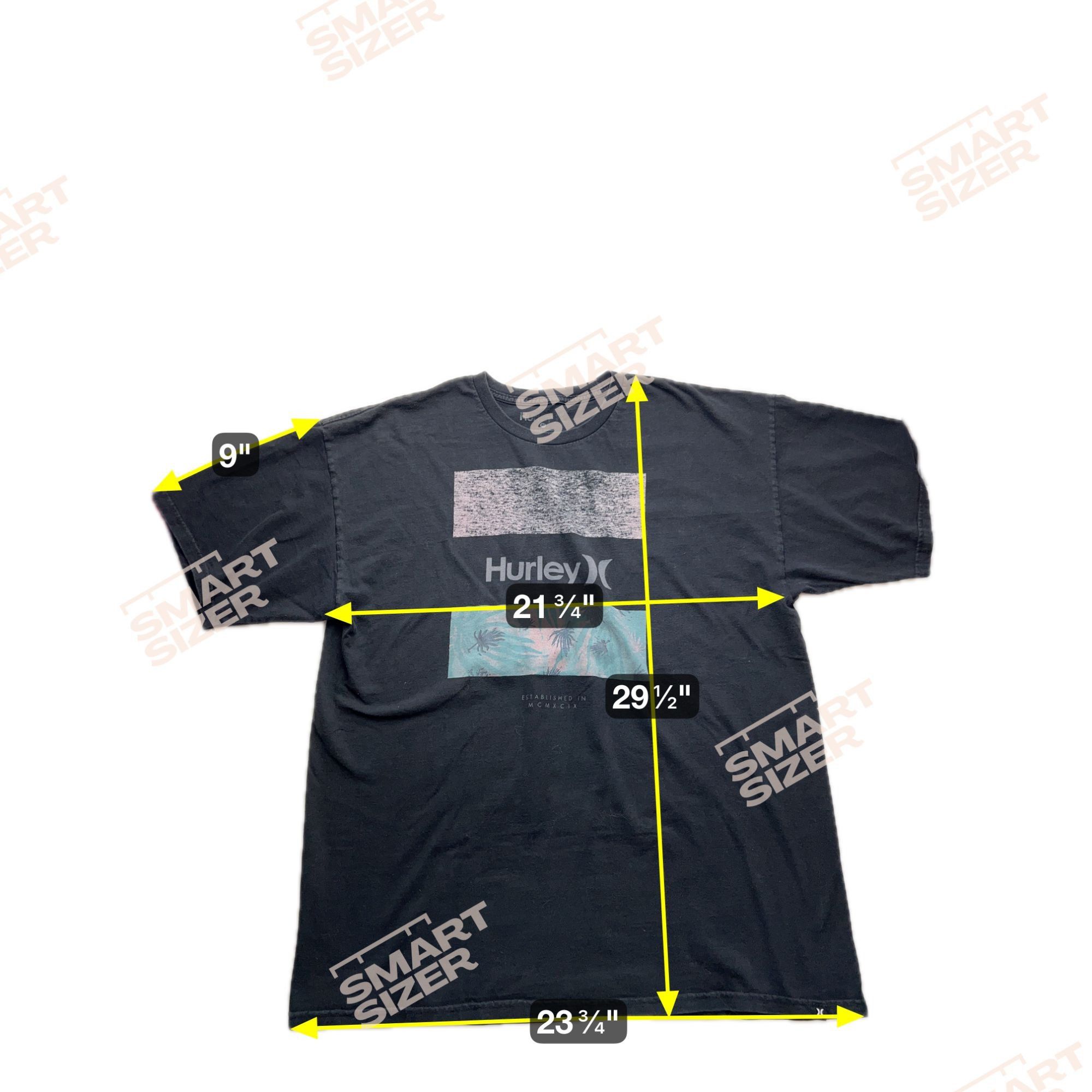 Hurley Hurley Brand Logo XL T-Shirt Shirt Size US XL / EU 56 / 4 - 5 Thumbnail
