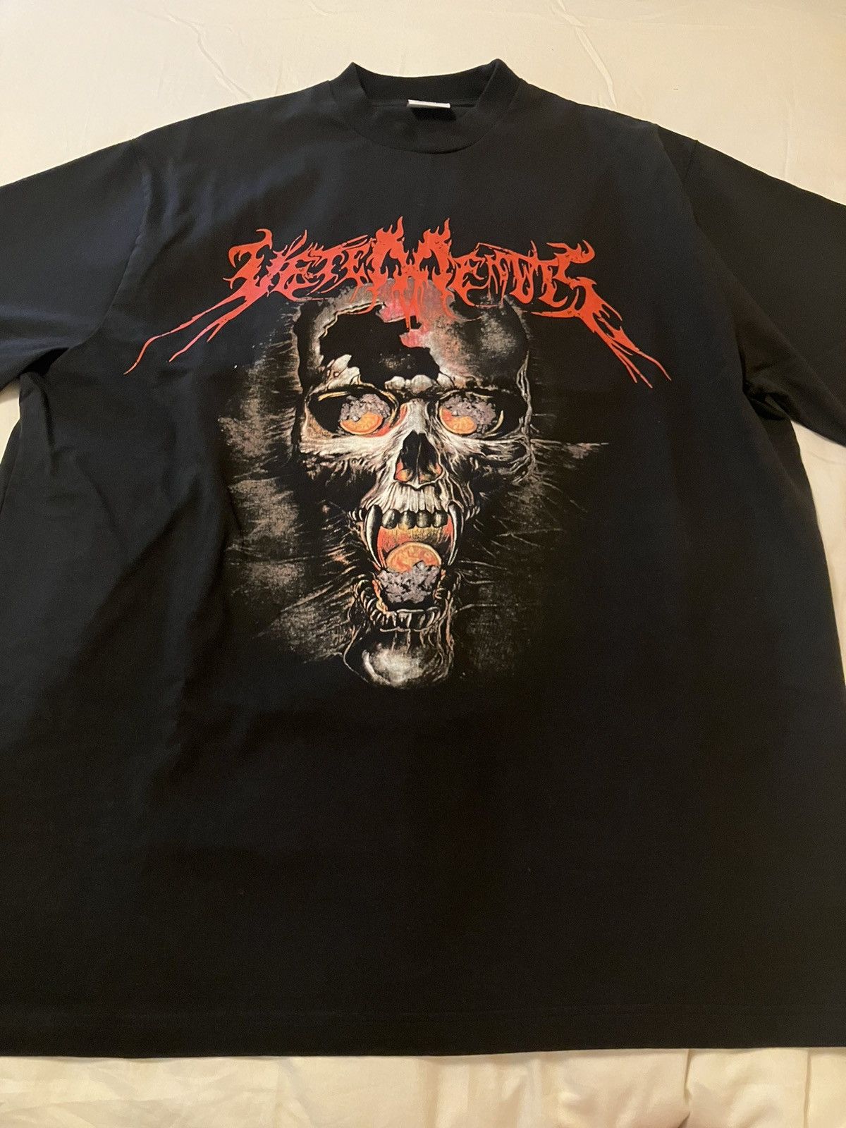 Vetements Heavy metal skull tee | Grailed