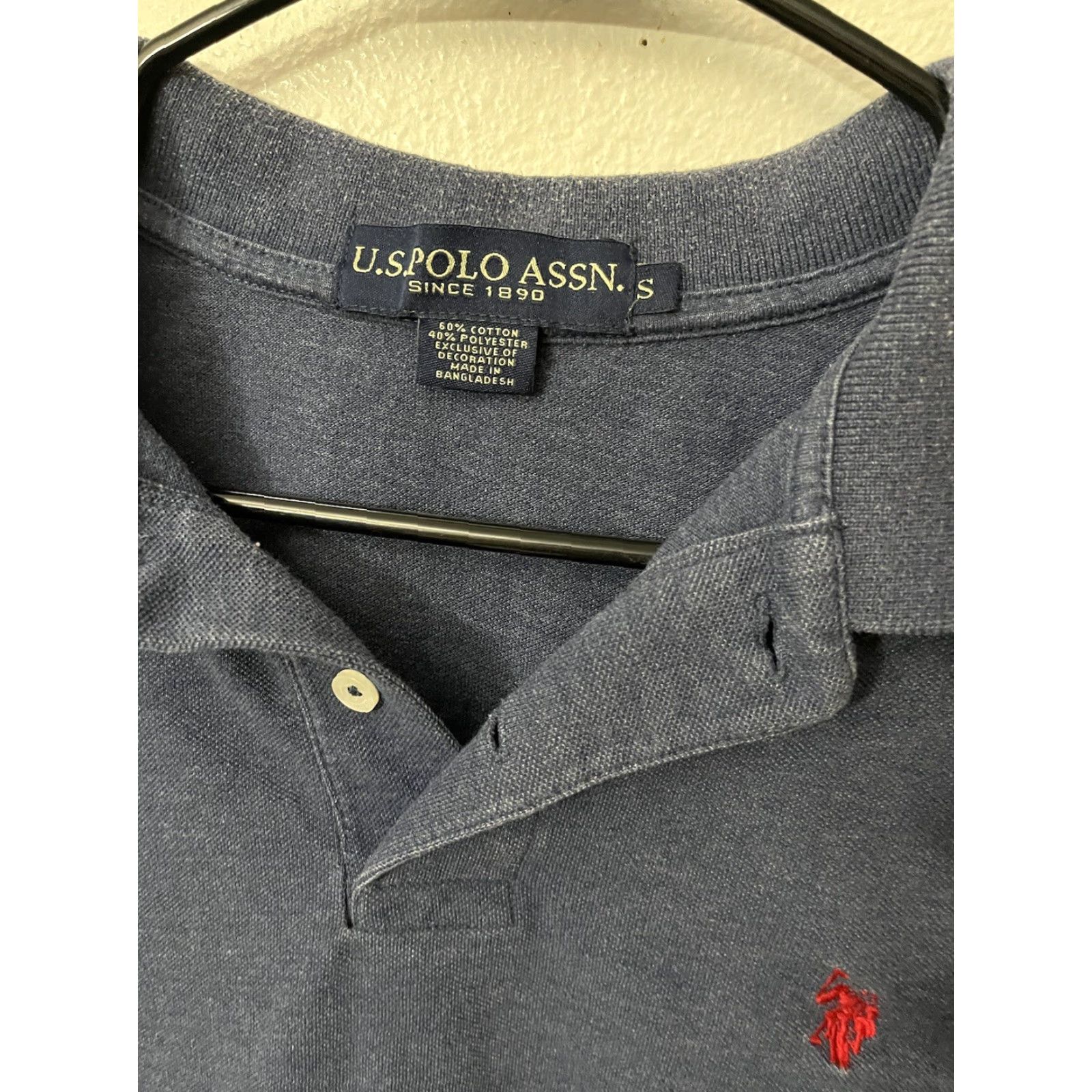 Vintage US Polo Assn Blue Short Sleeve Collared Shirt Size Small W/ Logo Size US S / EU 44-46 / 1 - 3 Thumbnail