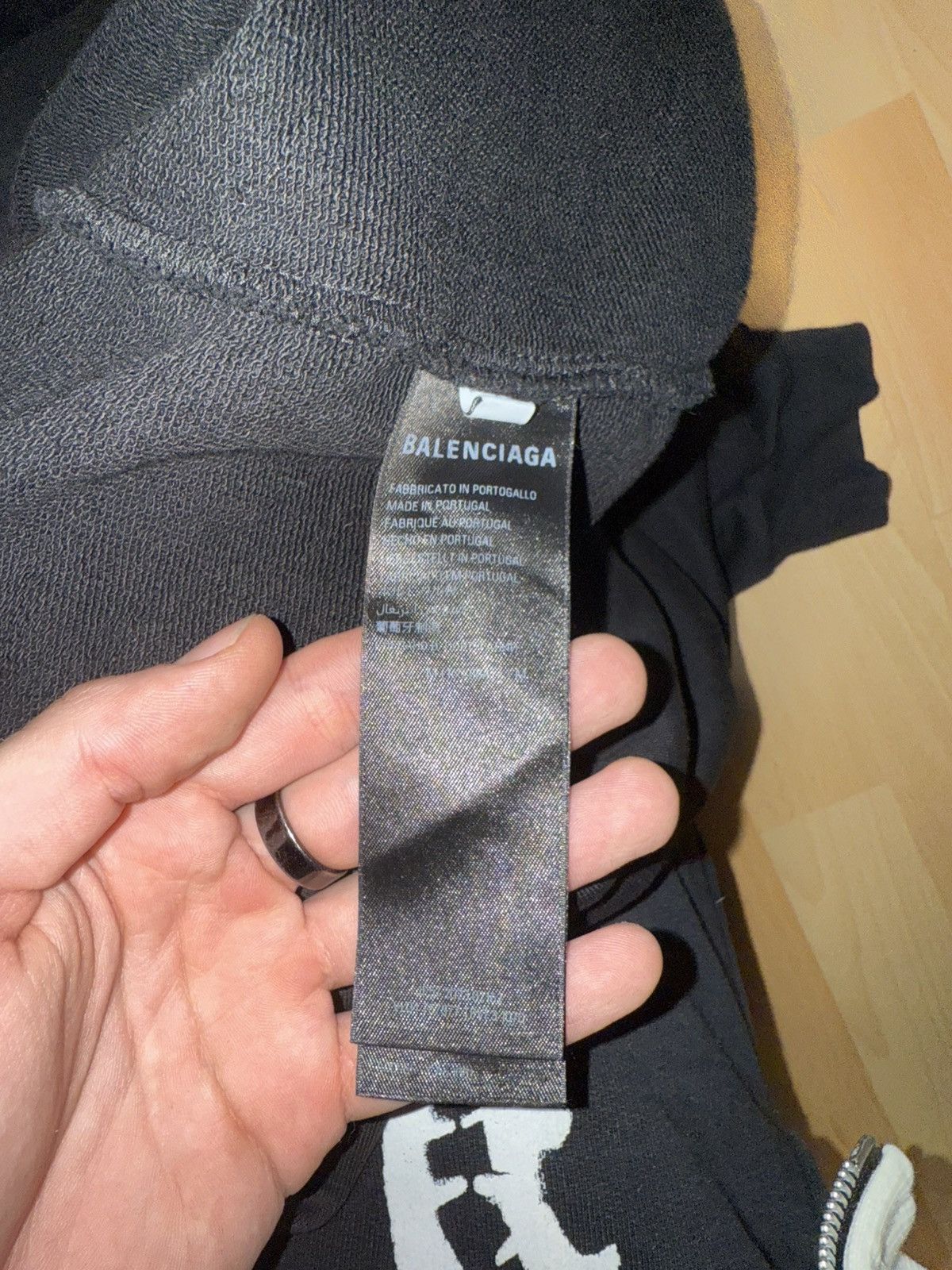 Balenciaga Balenciaga Layered Sports Hoodie Size US M / EU 48-50 / 2 - 4 Thumbnail