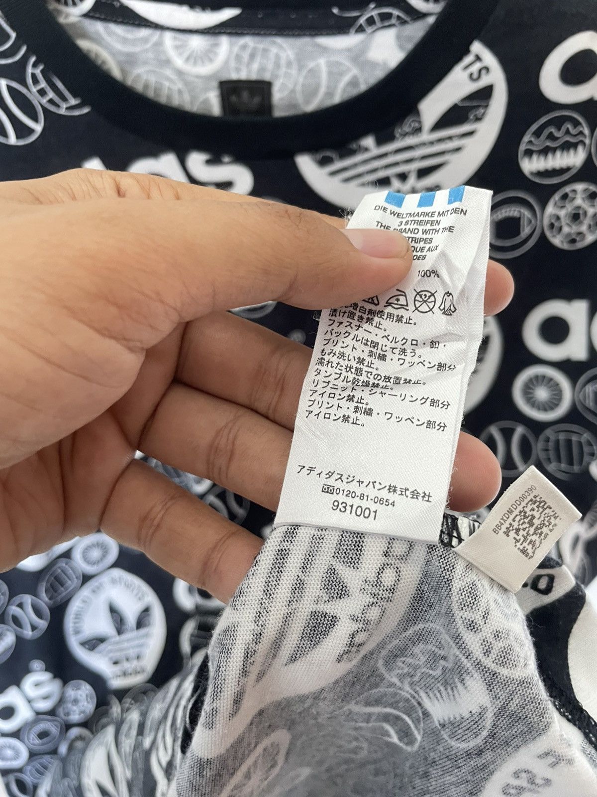 Adidas Adidas Fullprint Vintage AOP Size US L / EU 52-54 / 3 - 4 Thumbnail