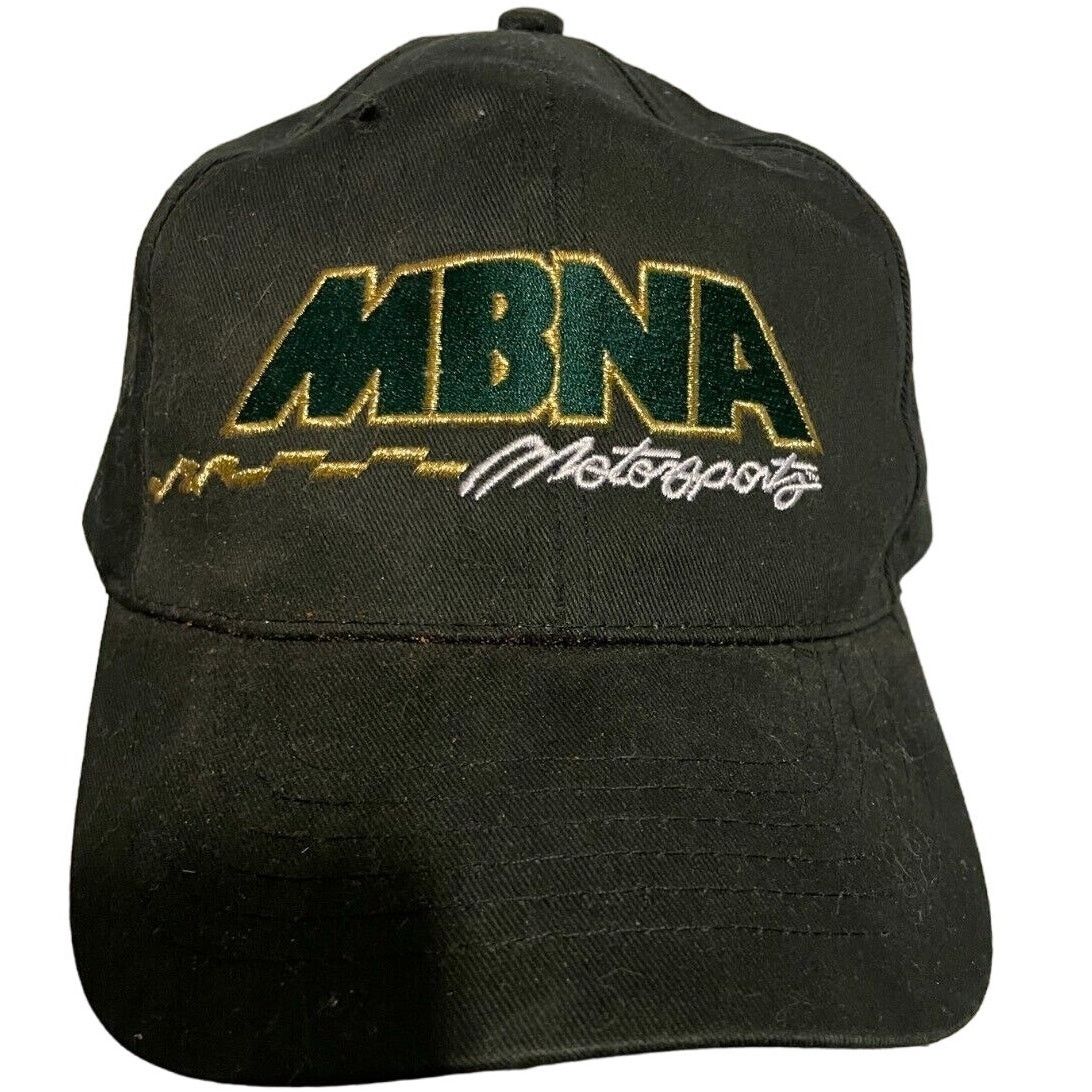 Vintage Vintage 1990s MBNA Motorsports NASCAR Strapback Hat Size ONE SIZE - 1 Thumbnail
