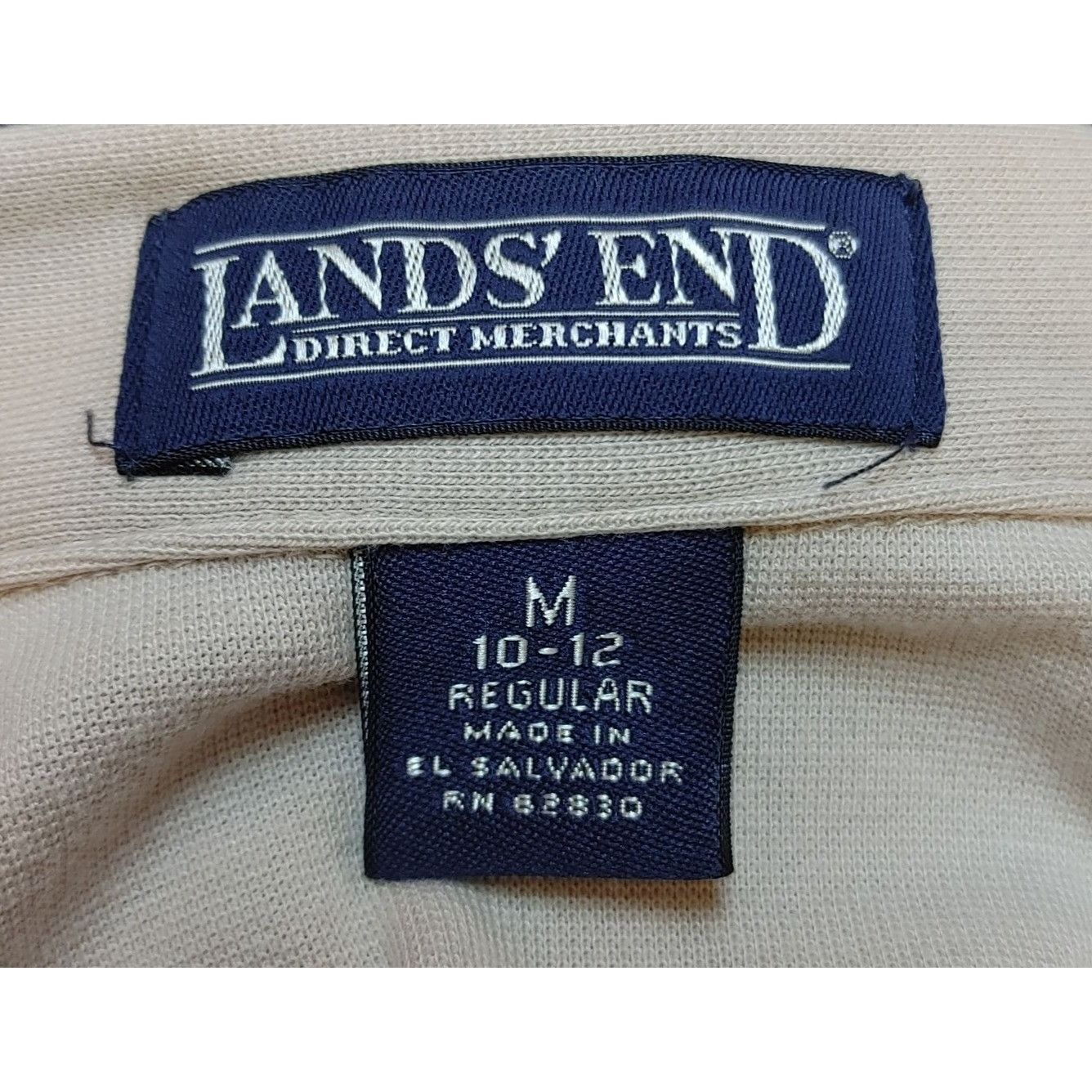 Other LANDS END Womens Beige Button-up Sweater Size M 10-12 Pocket Size M / US 6-8 / IT 42-44 - 3 Thumbnail