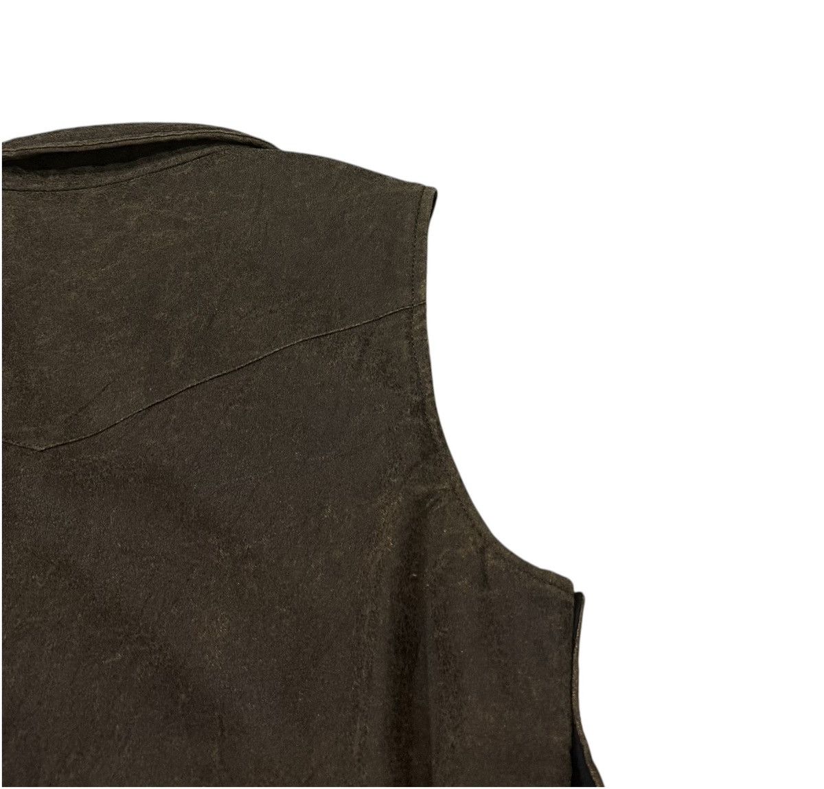 Maison MIHARA YASUHIRO Vintage MiharaYasuhiro Polyurethane Zipper Belt Vest Jacket Size US M / EU 48-50 / 2 - 10 Thumbnail
