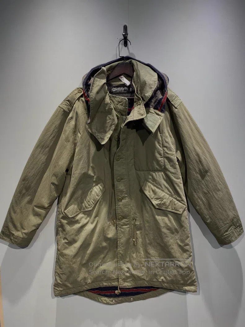 Neighborhood Neighborhood Solid Color Hooded Loose Outdoor Jacket Coat Size US L / EU 52-54 / 3 - 1 Thumbnail