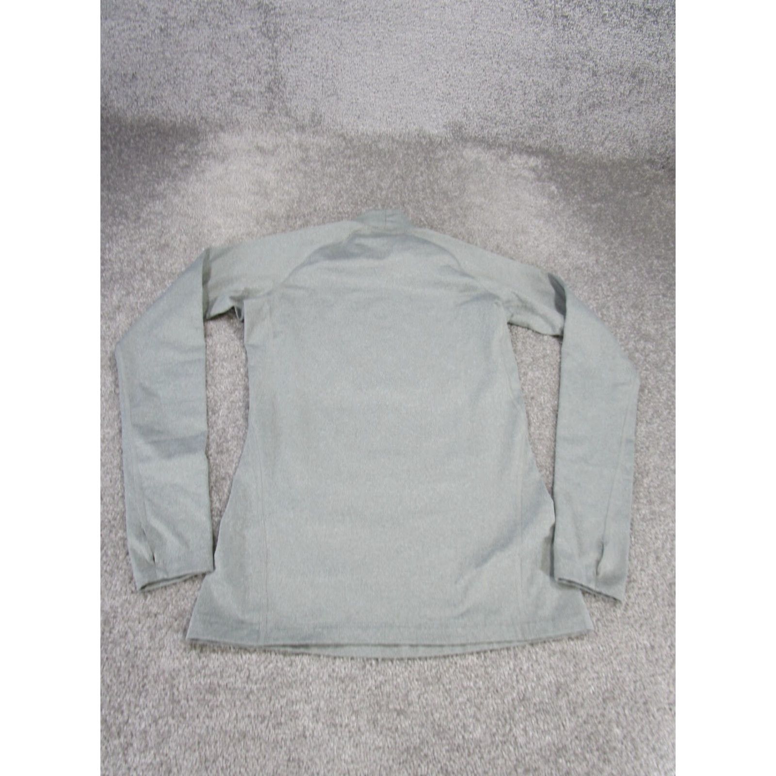 Nike Nike Pro Sweatshirt Womens Small Gray Mock Neck Pullover Running Size S / US 4 / IT 40 - 3 Thumbnail