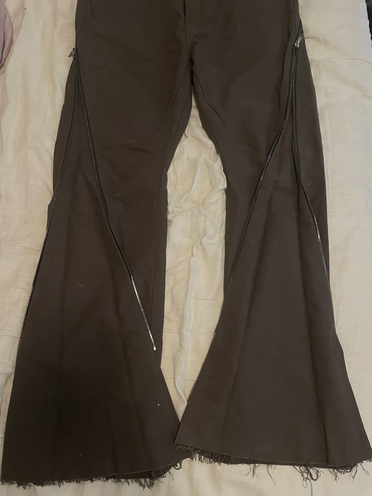 Rick Owens Gray Bolan Banana Bootleg Pants sz38 Size US 38 / EU 54 - 3 Thumbnail