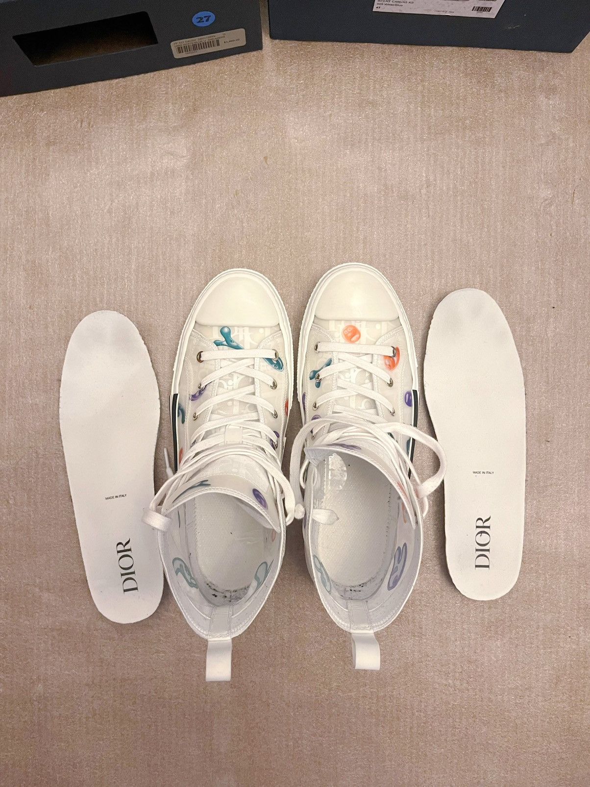 Dior Dior luxury high-top casual shoes Size US 10 / EU 43 - 10 Thumbnail