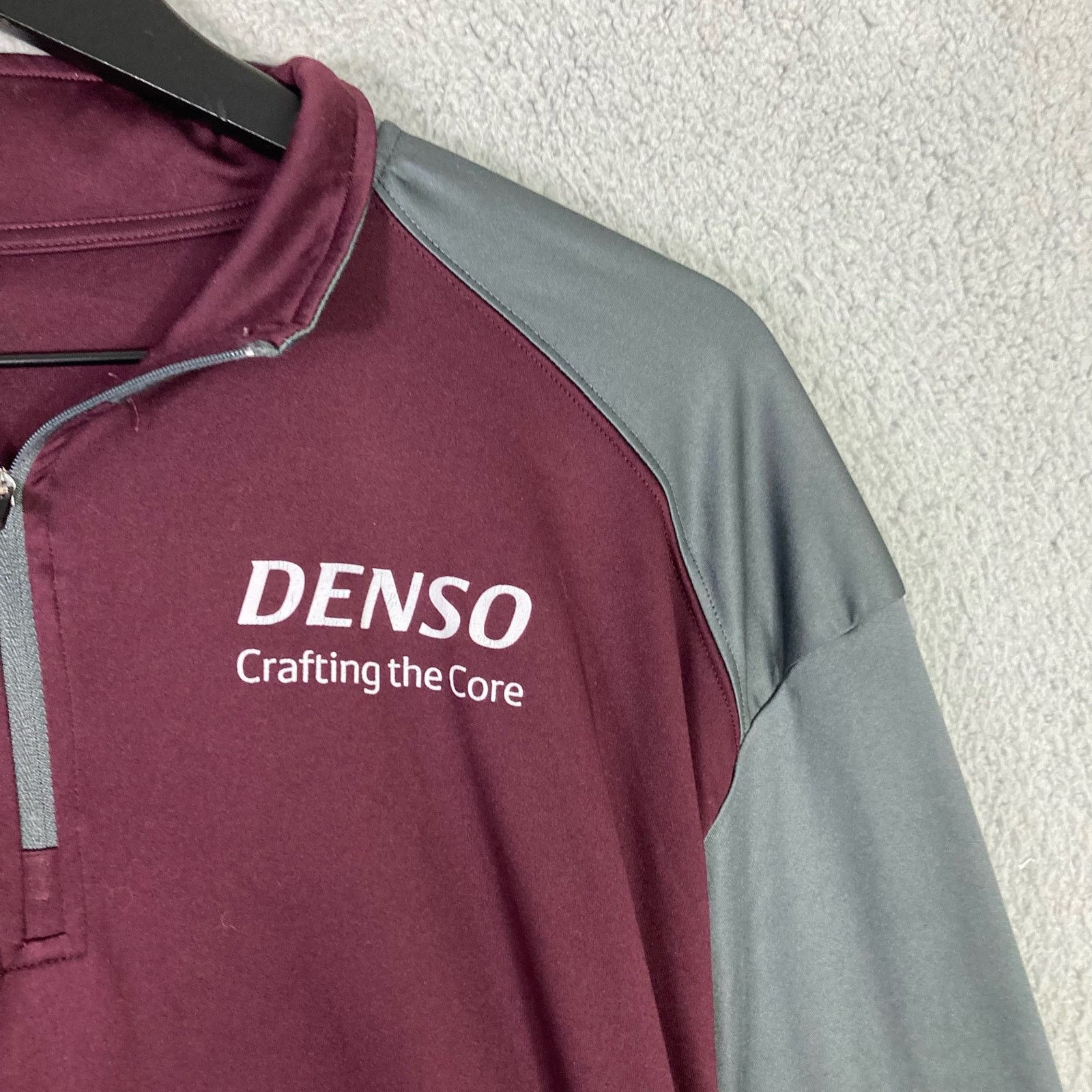 Other Men's Colosseum Denso Maroon/Gray Quarter-Zip Jacket Sz XXL Size US XXL / EU 58 / 5 - 2 Thumbnail