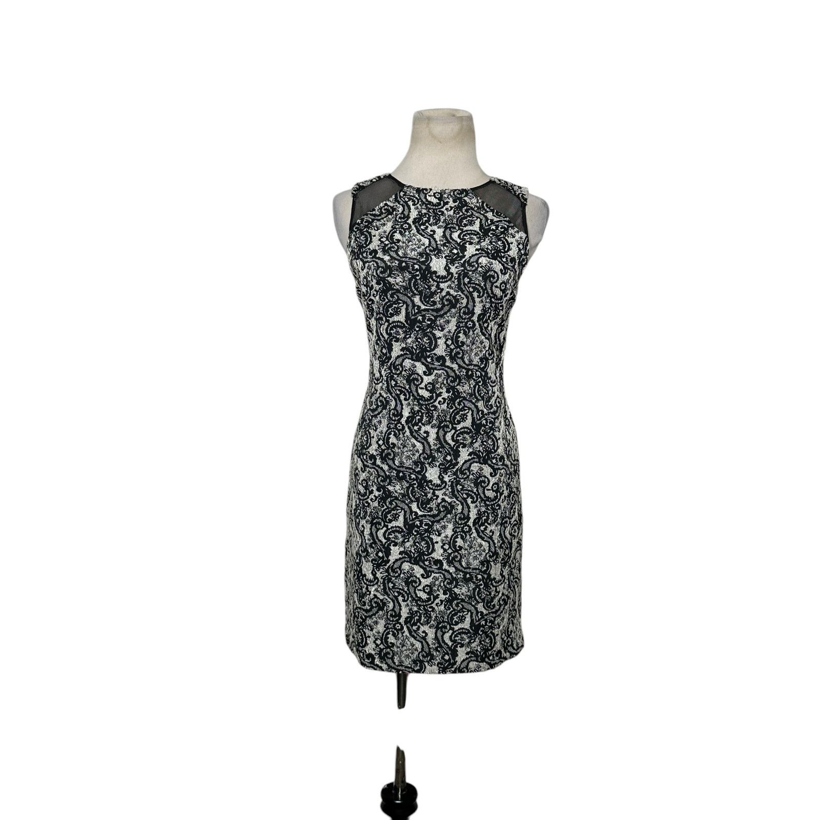Alice + Olivia Alice + Olivia Thalia Sleeveless Brocade Mini Dress Size 2 Size XS / US 0-2 / IT 36-38 - 11 Thumbnail